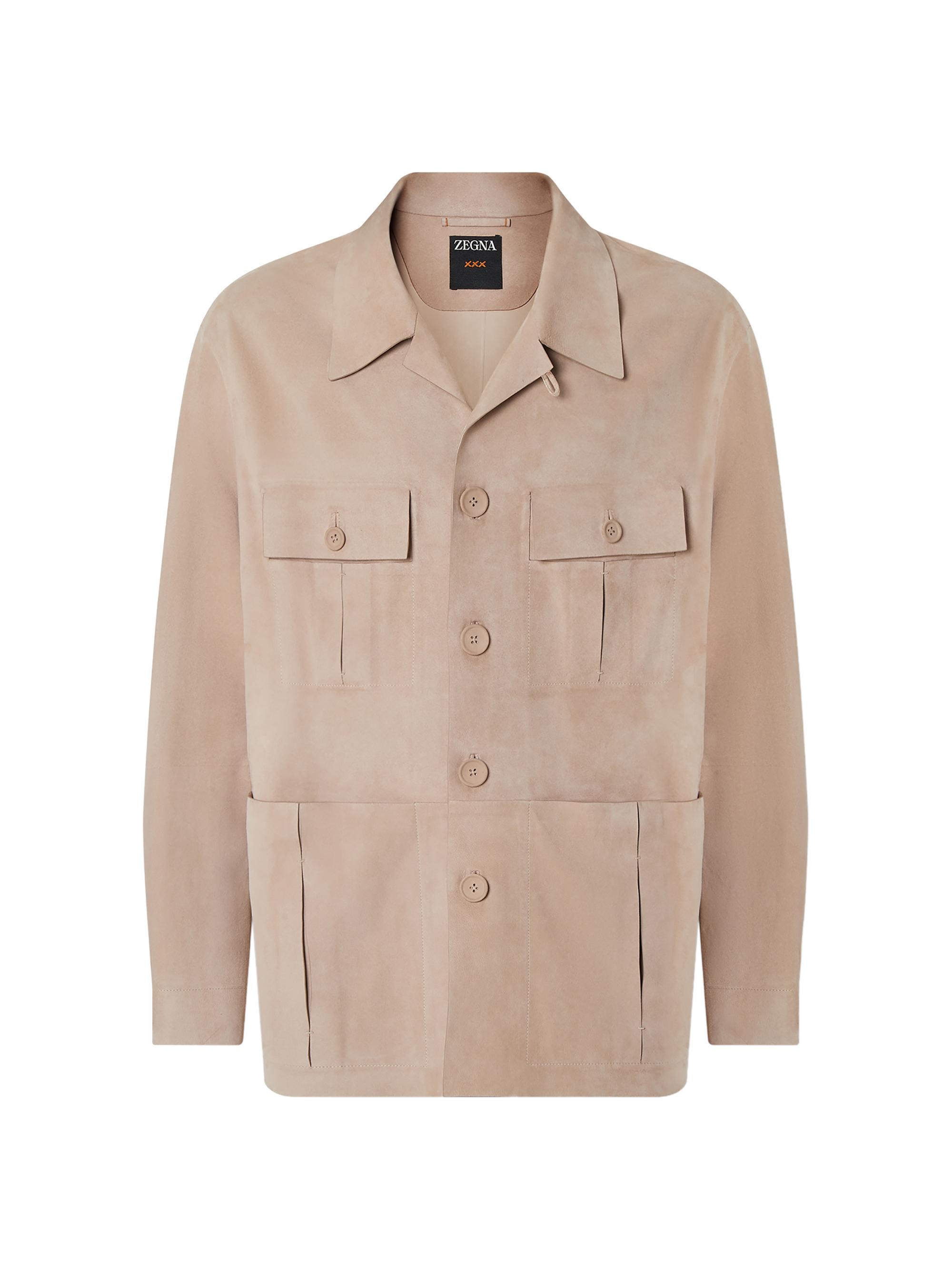 ZEGNA Leather Sahariana Jacket | Saks Fifth Avenue