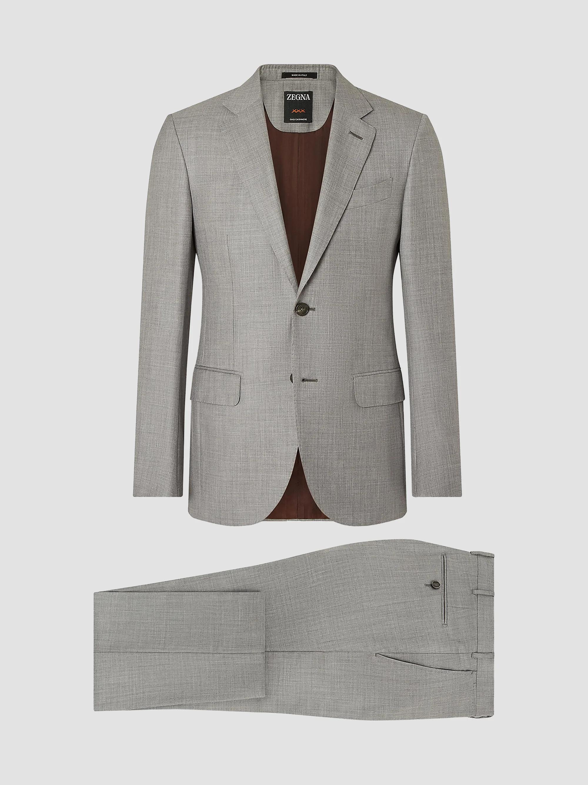 Ermenegildo Zegna スラックス グレー 50R　【9128】 ZEGNA Oasi Cashmere Suit | Saks Fifth Avenue