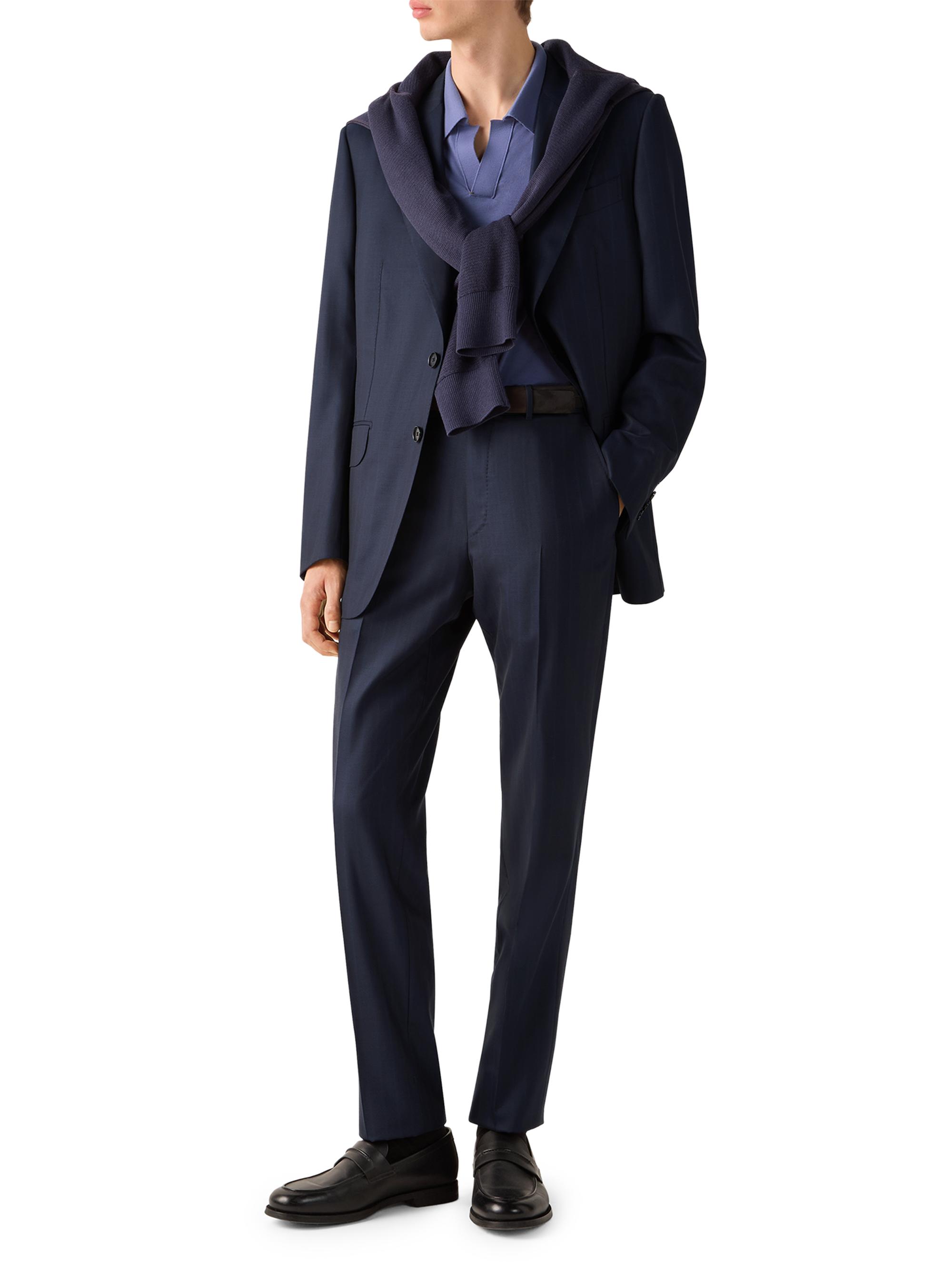 Giorgio Armani Fashion Pinstripe Virgin Wool Suit | Saks Fifth Avenue