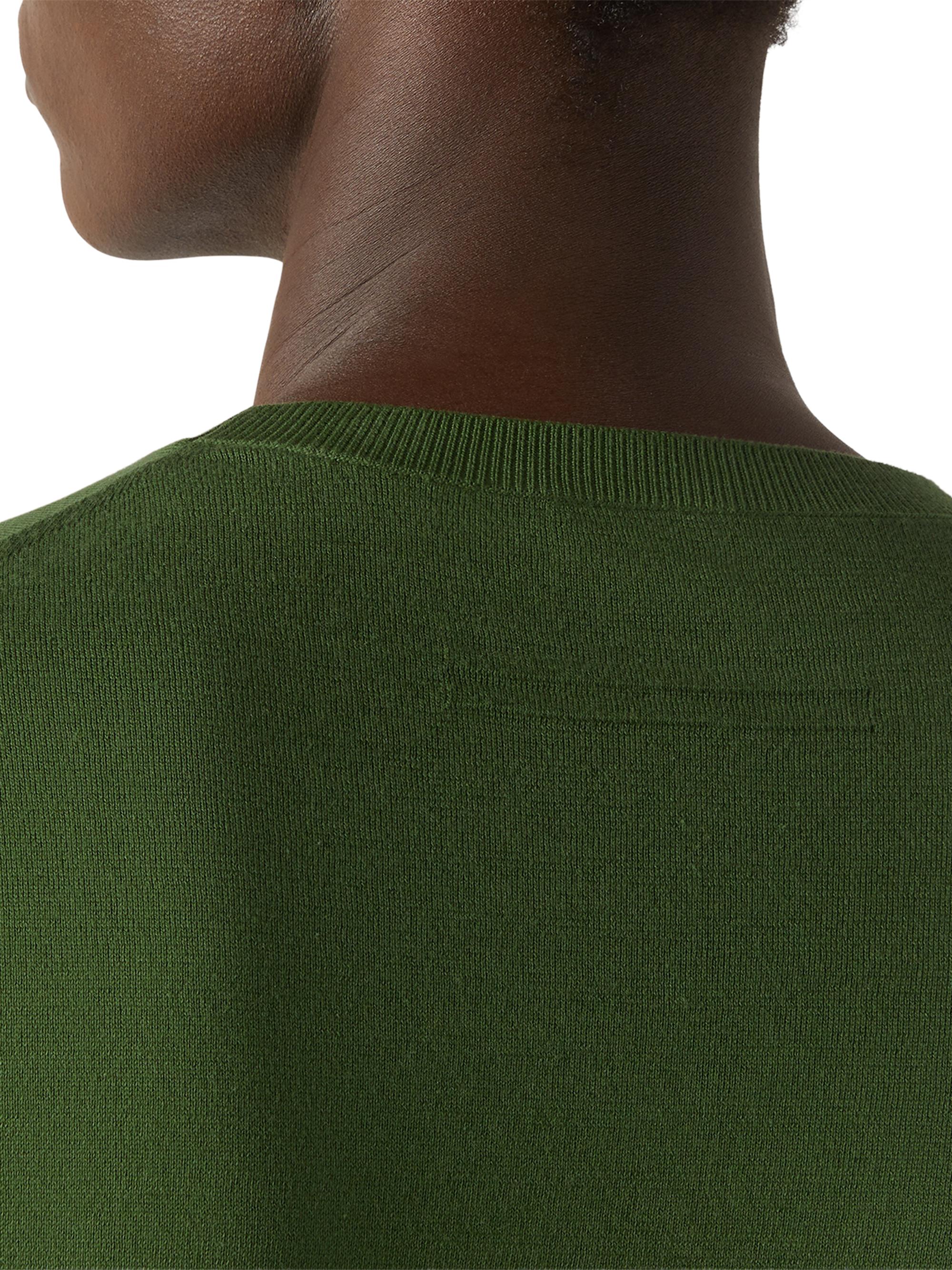 ZEGNA Men's Premium Cotton T-Shirt - Pine Green | Thumbnail 4