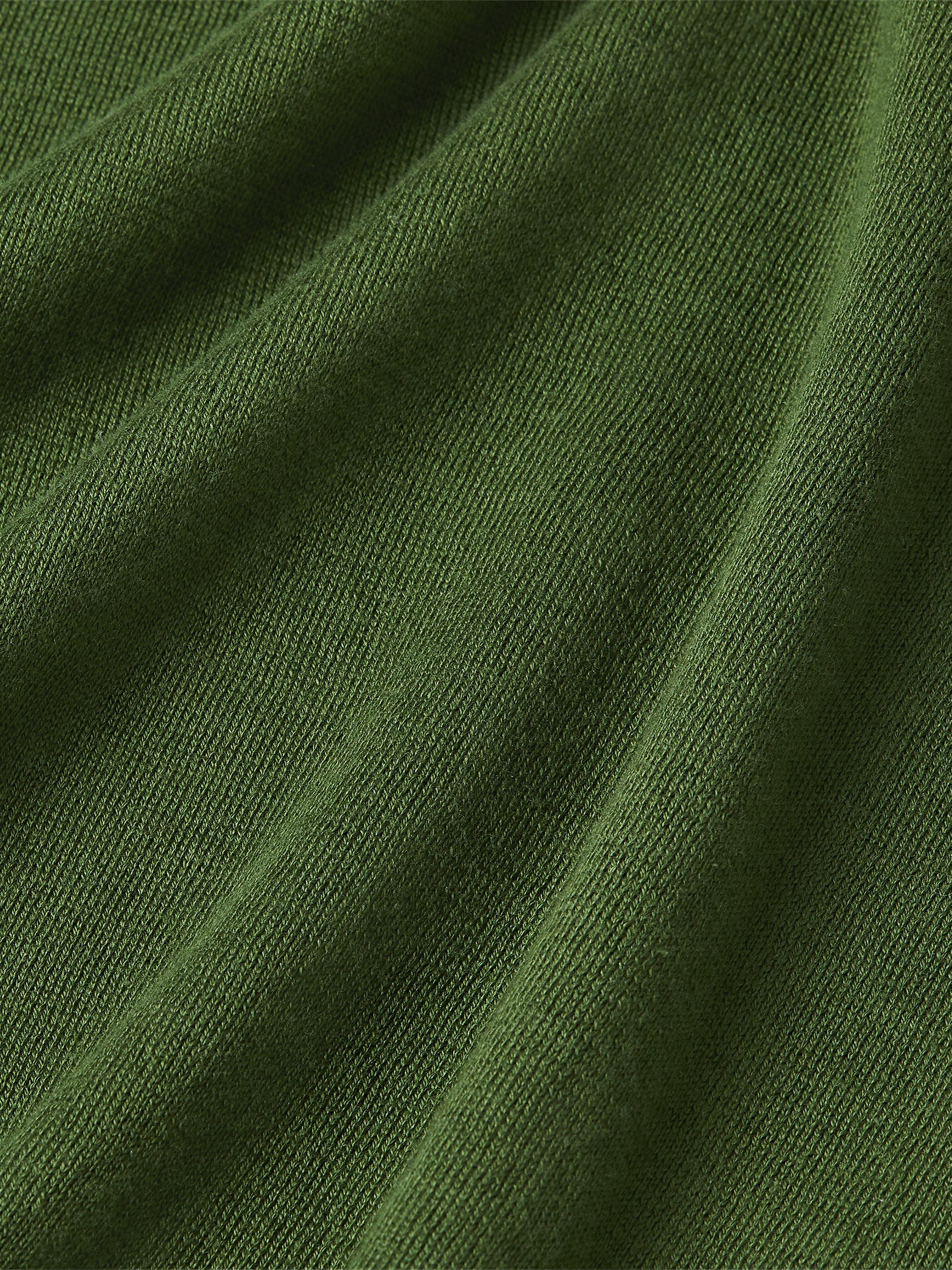 ZEGNA Men's Premium Cotton T-Shirt - Pine Green | Thumbnail 5