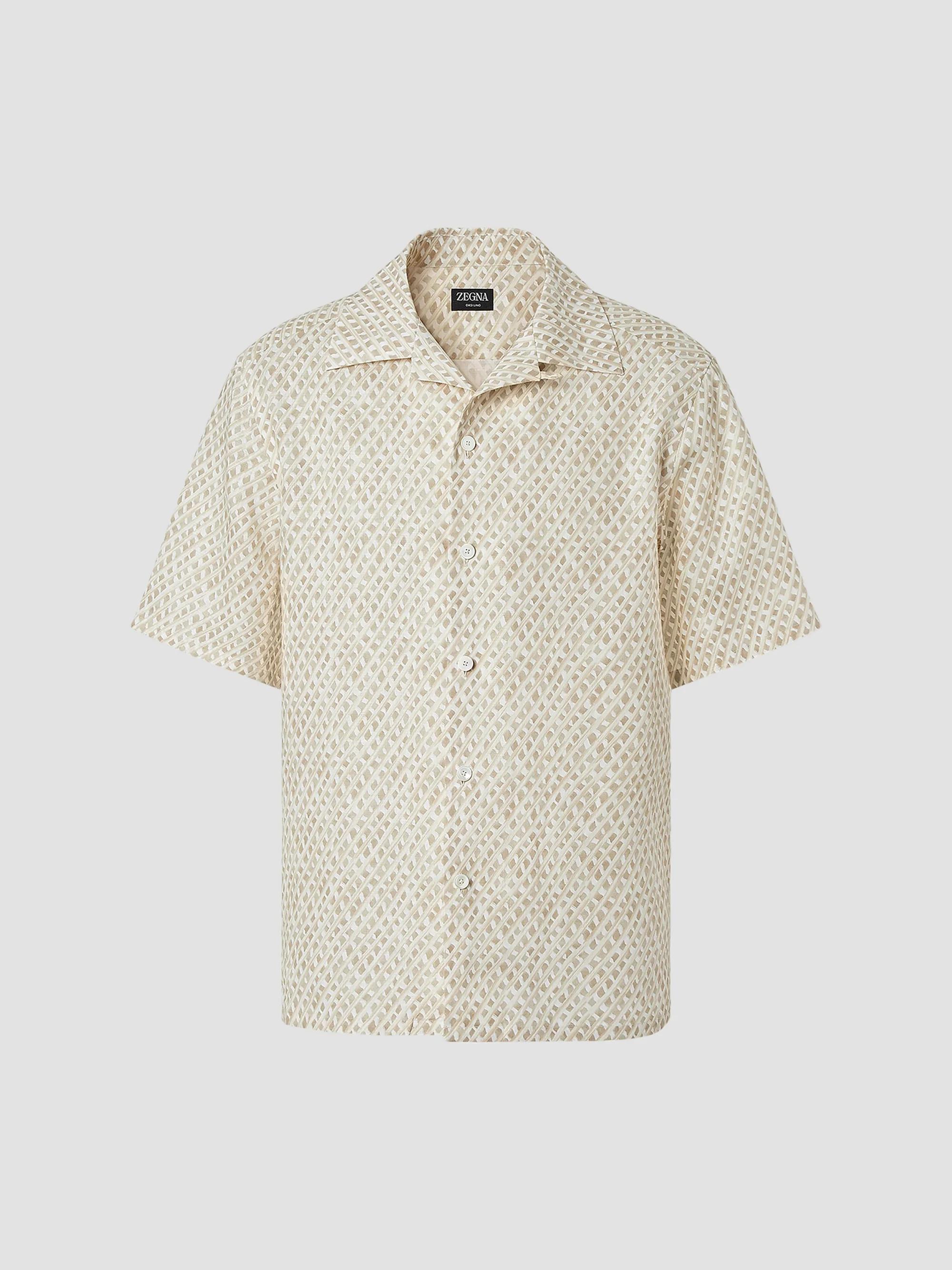 ZEGNA Cotton and Silk Shirt | Saks Fifth Avenue