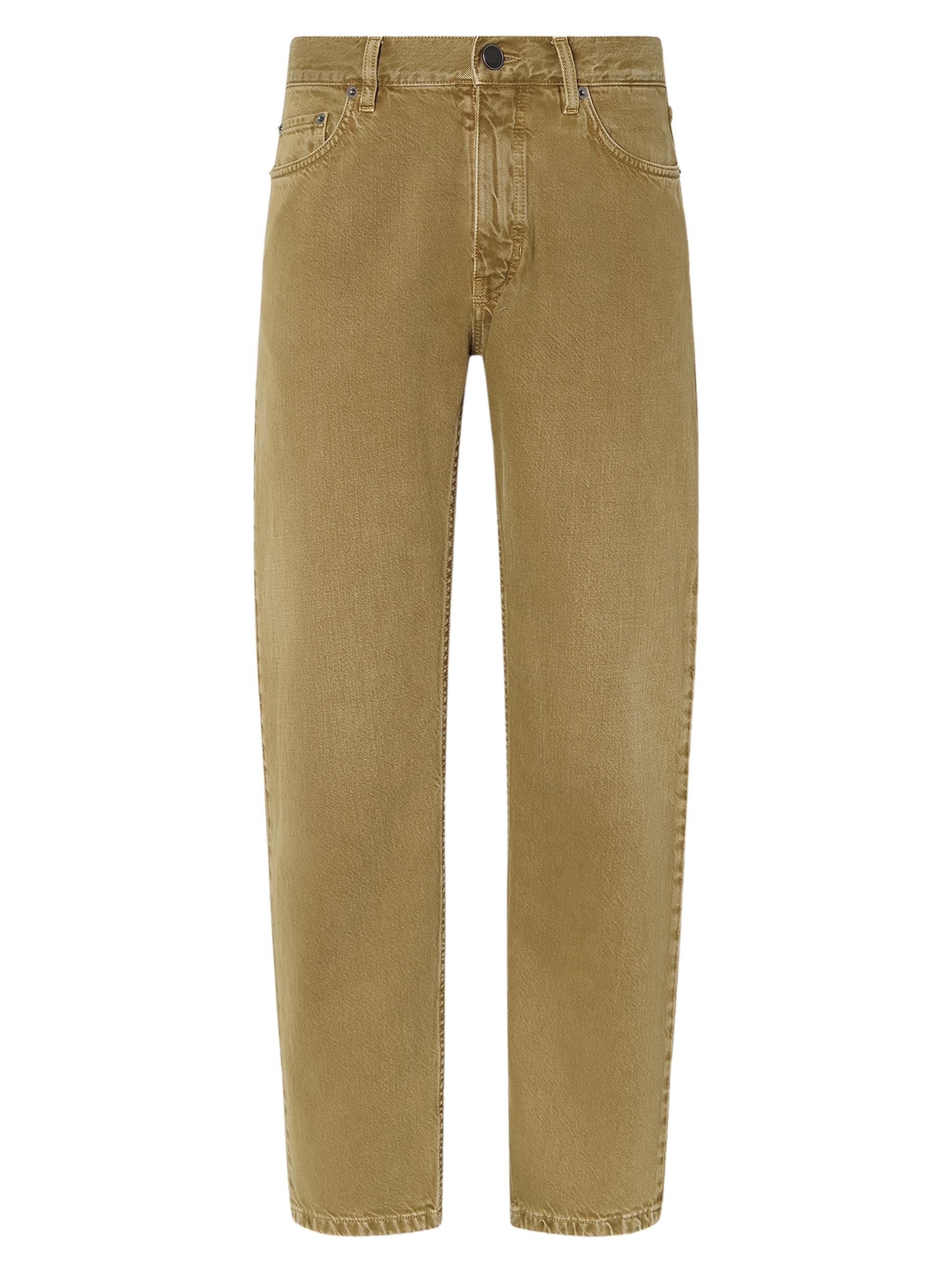 ZEGNA Men's Cotton Roccia Jeans - Olive Green