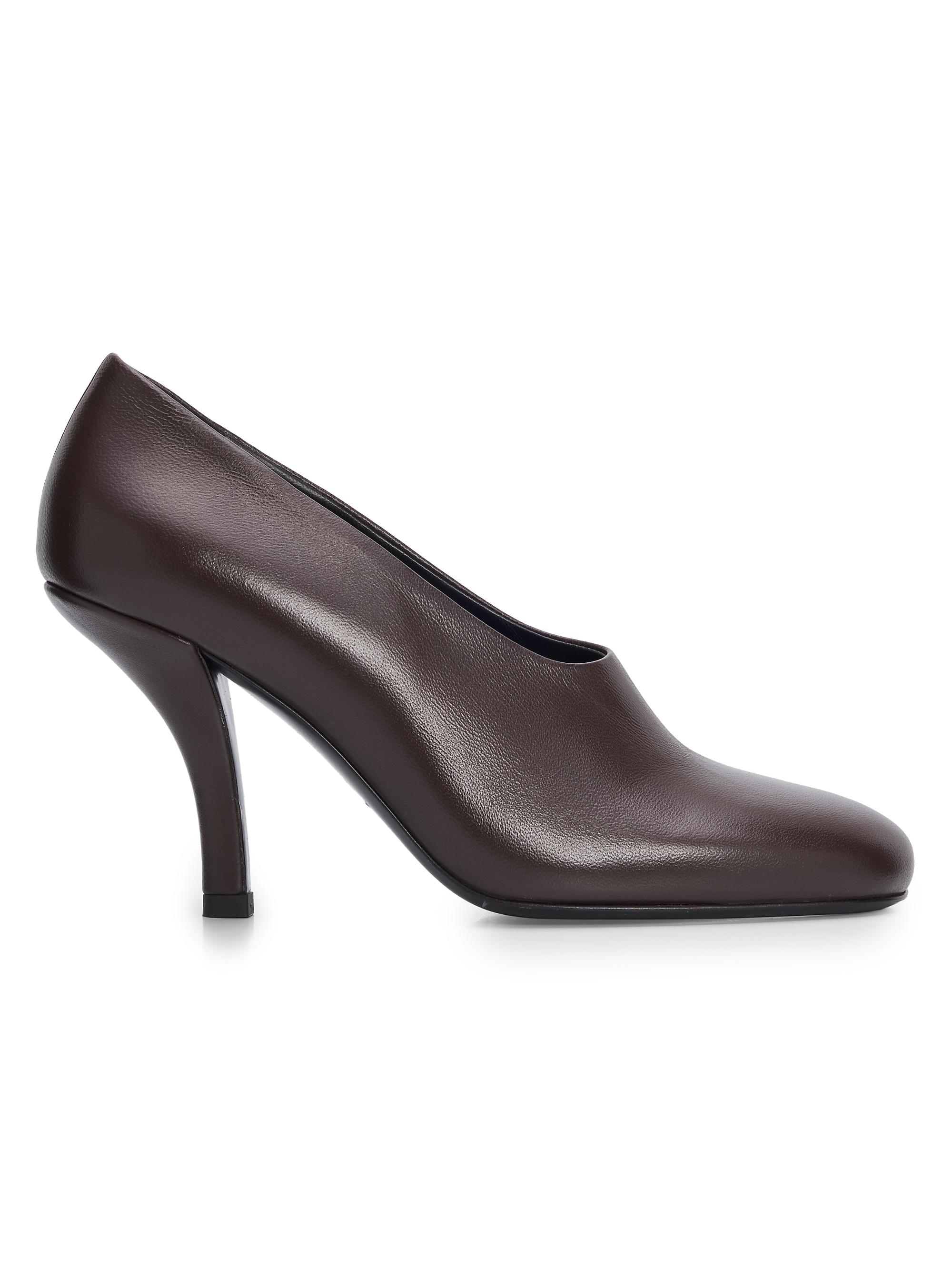 Toteme Women's Contour 85MM Leather Pumps - Bark