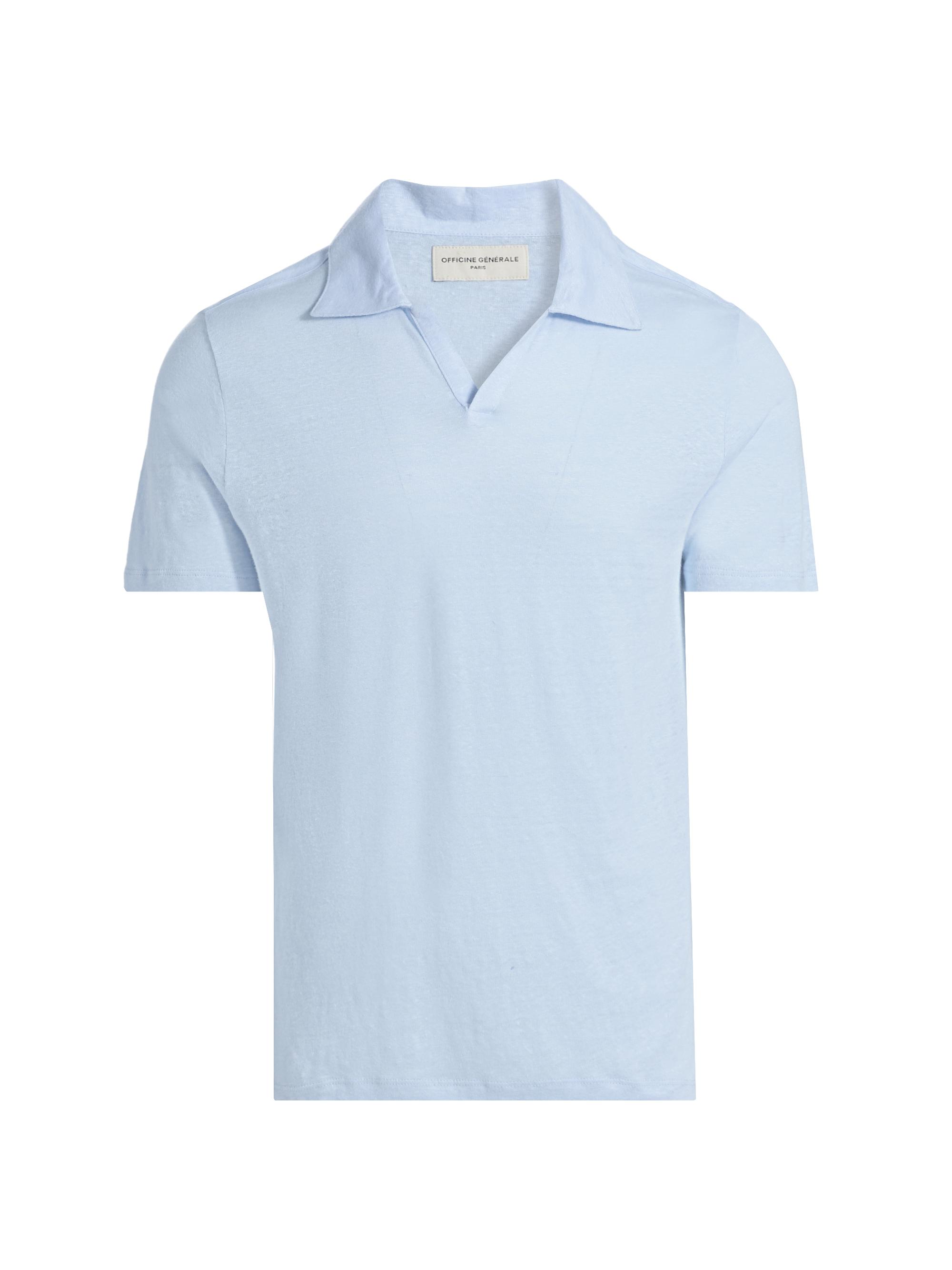 Officine Générale Men's Simon Polo Shirt - Dream Blue
