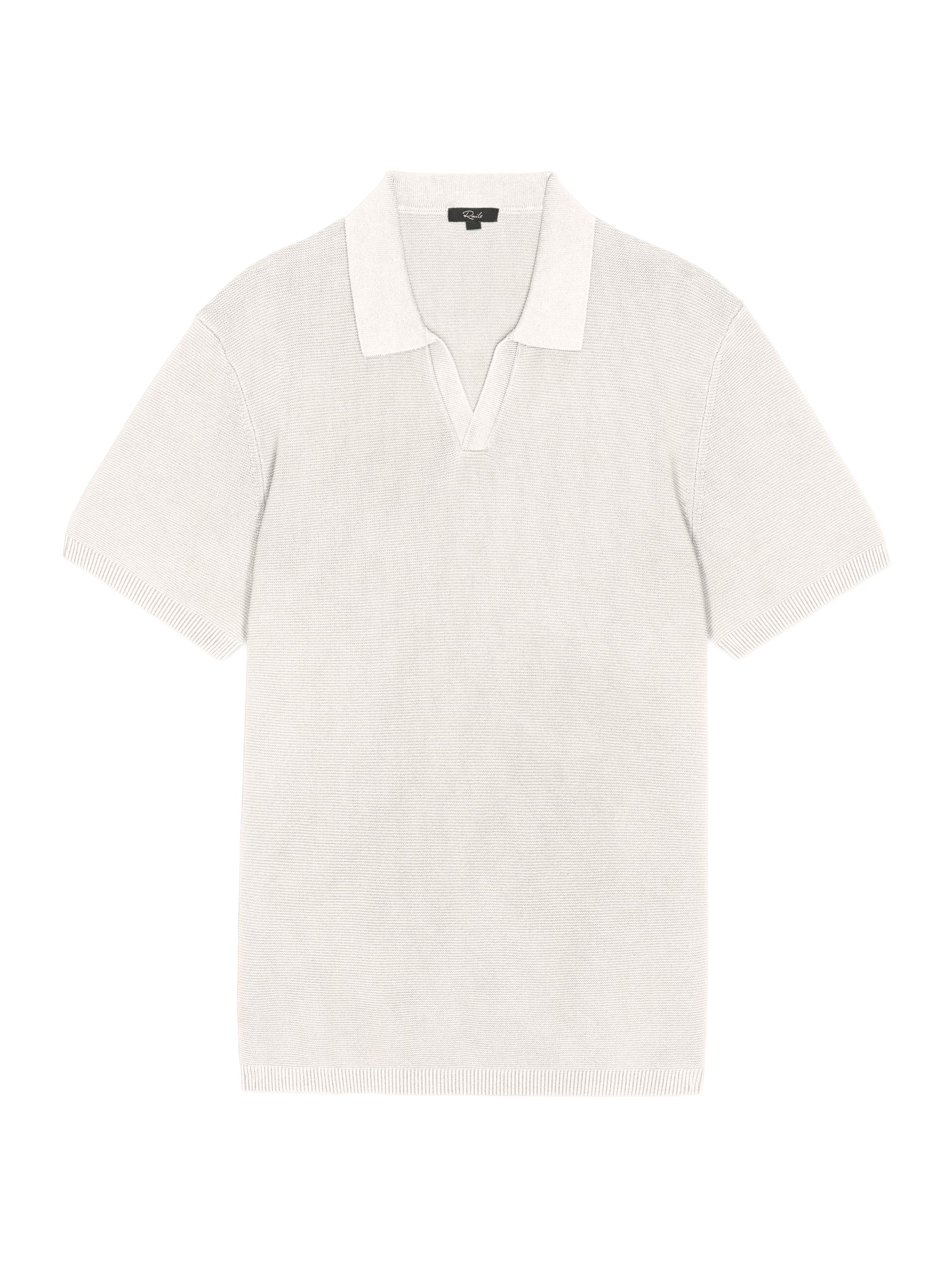 Rails Men's Baker Cotton Johnny Collar Polo Shirt -