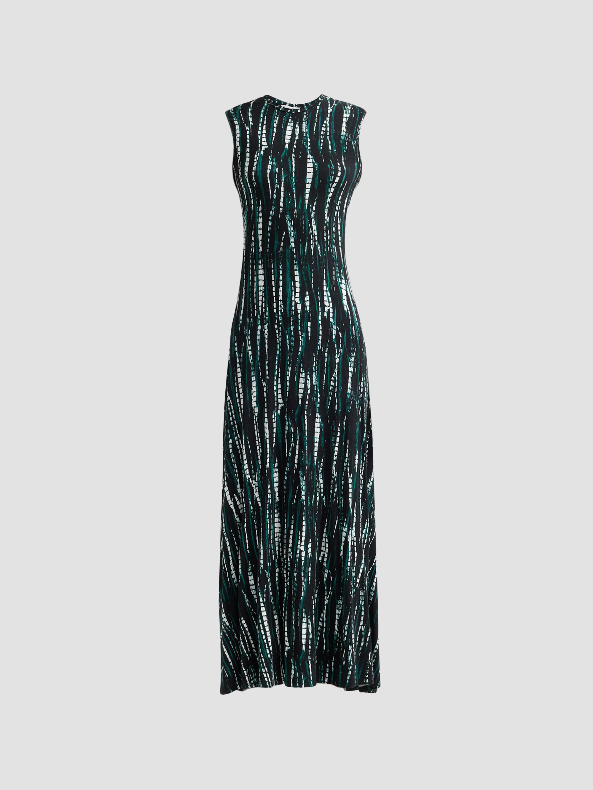Proenza Schouler White Label Women's Jordyn Marl Jersey Midi-Dress - Black Multi
