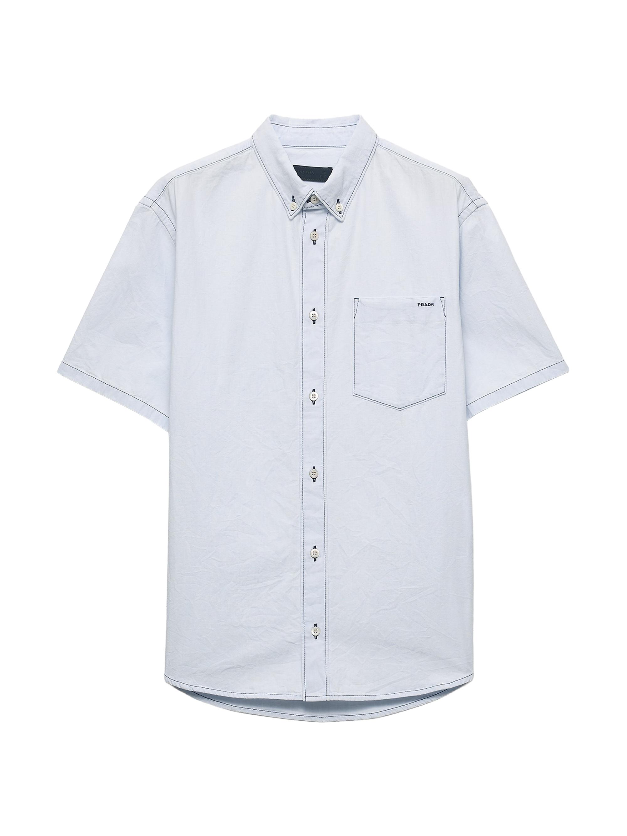 Prada Men's Chambray Shirt - Blue