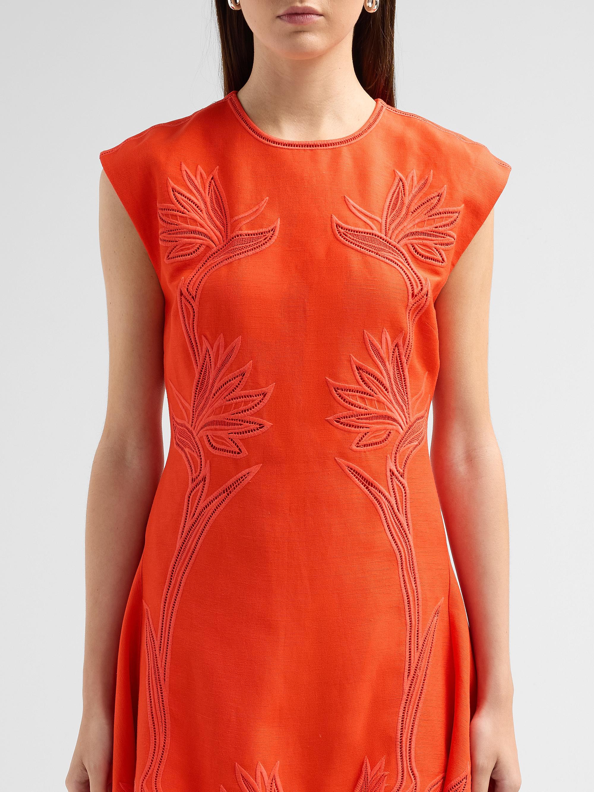 Raquel Embroidered Mini Dress