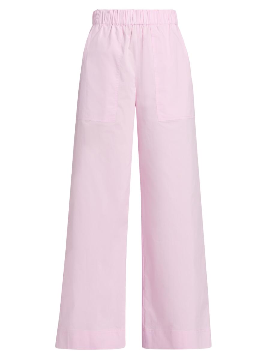 Simkhai Women's Arden Straight-leg Pants In Purple