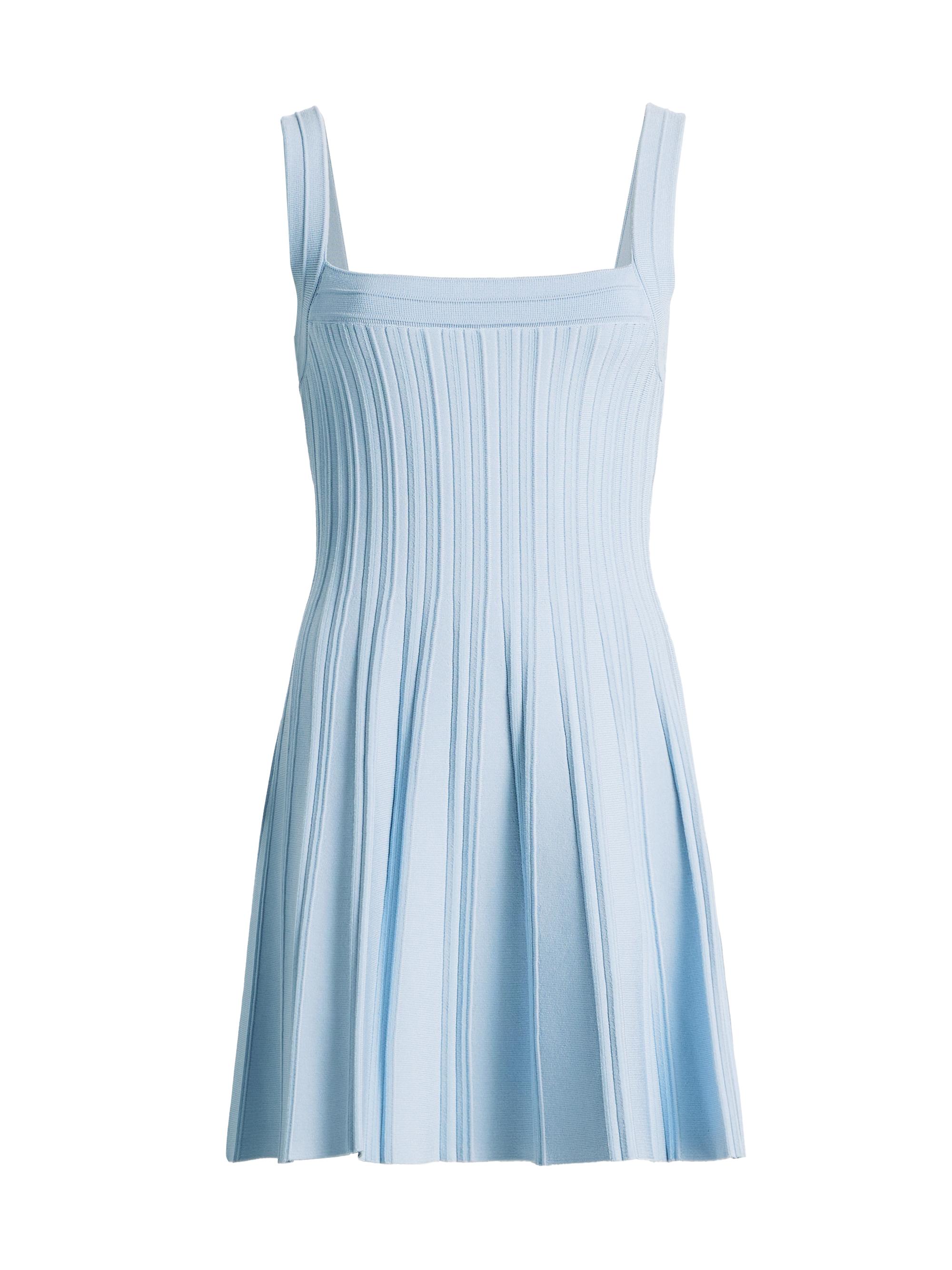 SIMKHAI Women's Indie Textured Knit Sleeveless Minidress - Tidepool