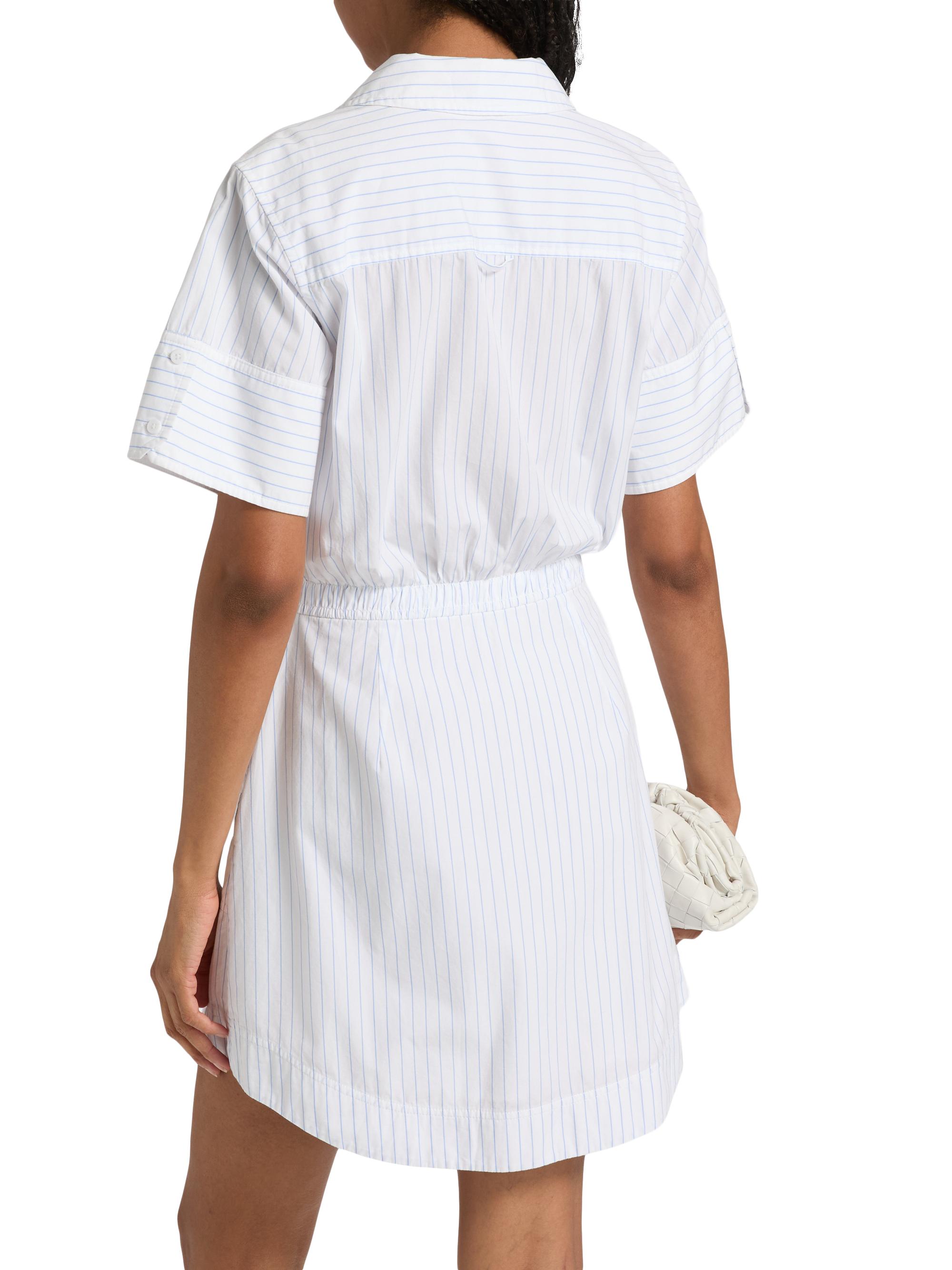 white christmas dresses Marcy Cotton Mini Shirt Dress – SIMKHAI main image 0