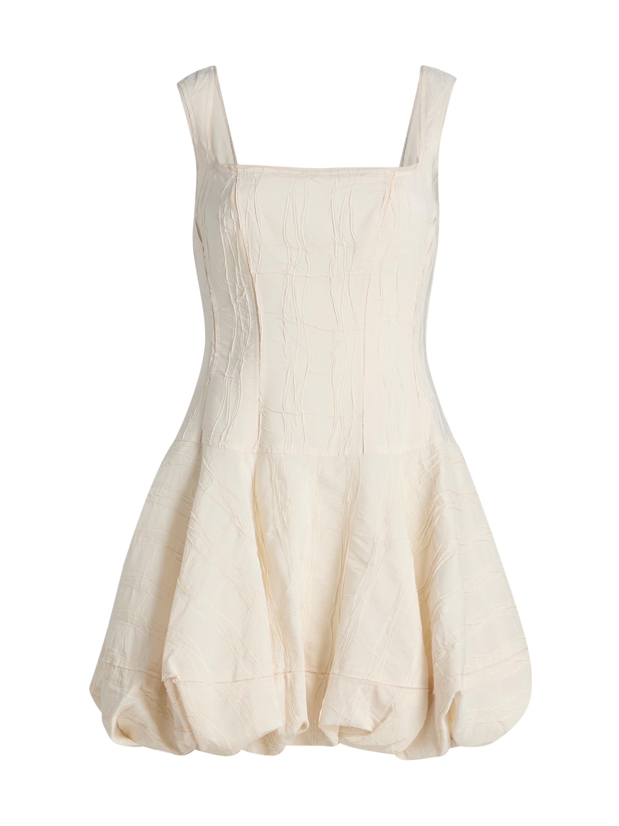 SIMKHAI Women's Nattie Textured Bubble Minidress - White Multi