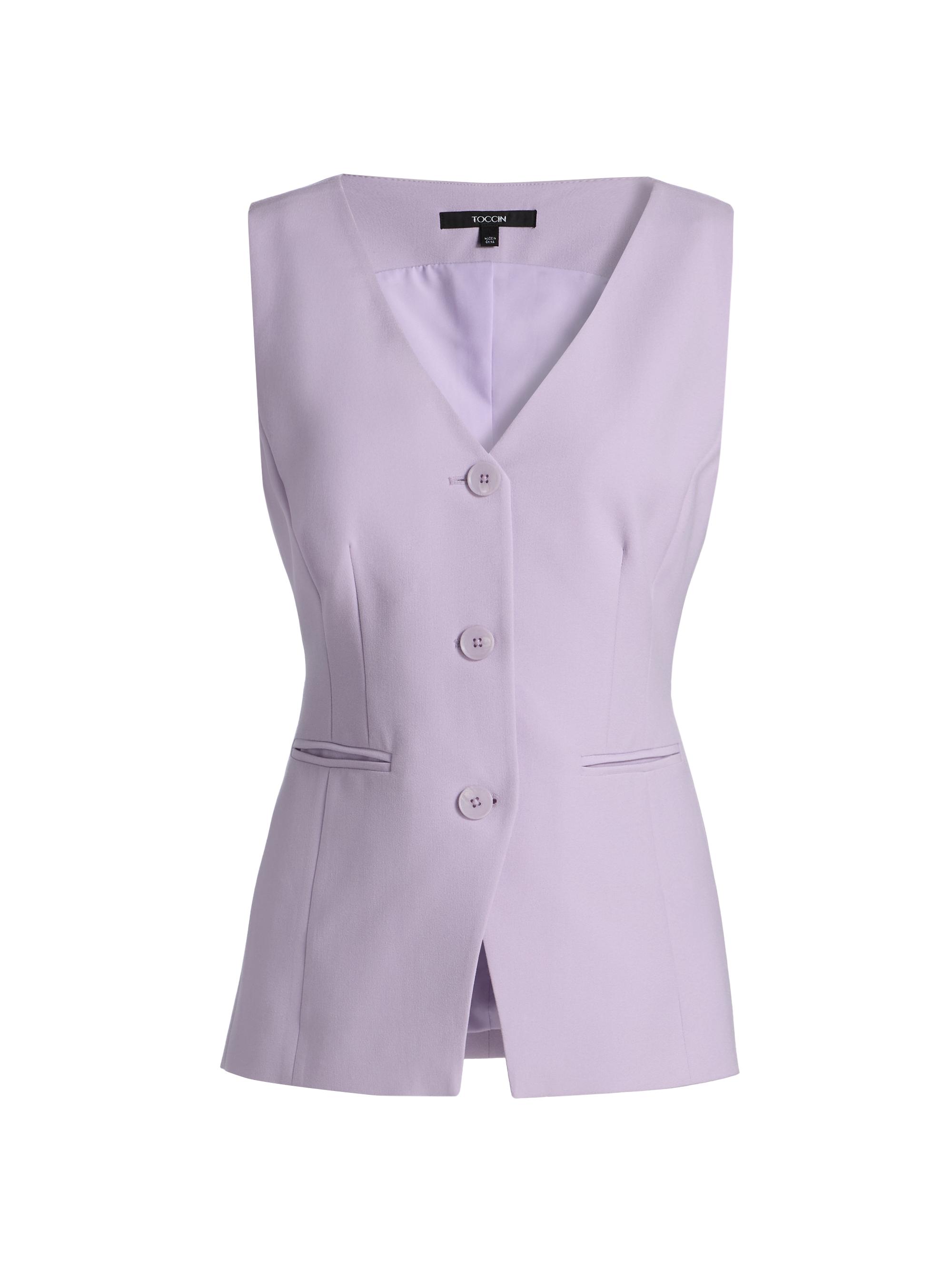 Theory Twill Double-Breasted Vest | Saks Fifth Avenue
