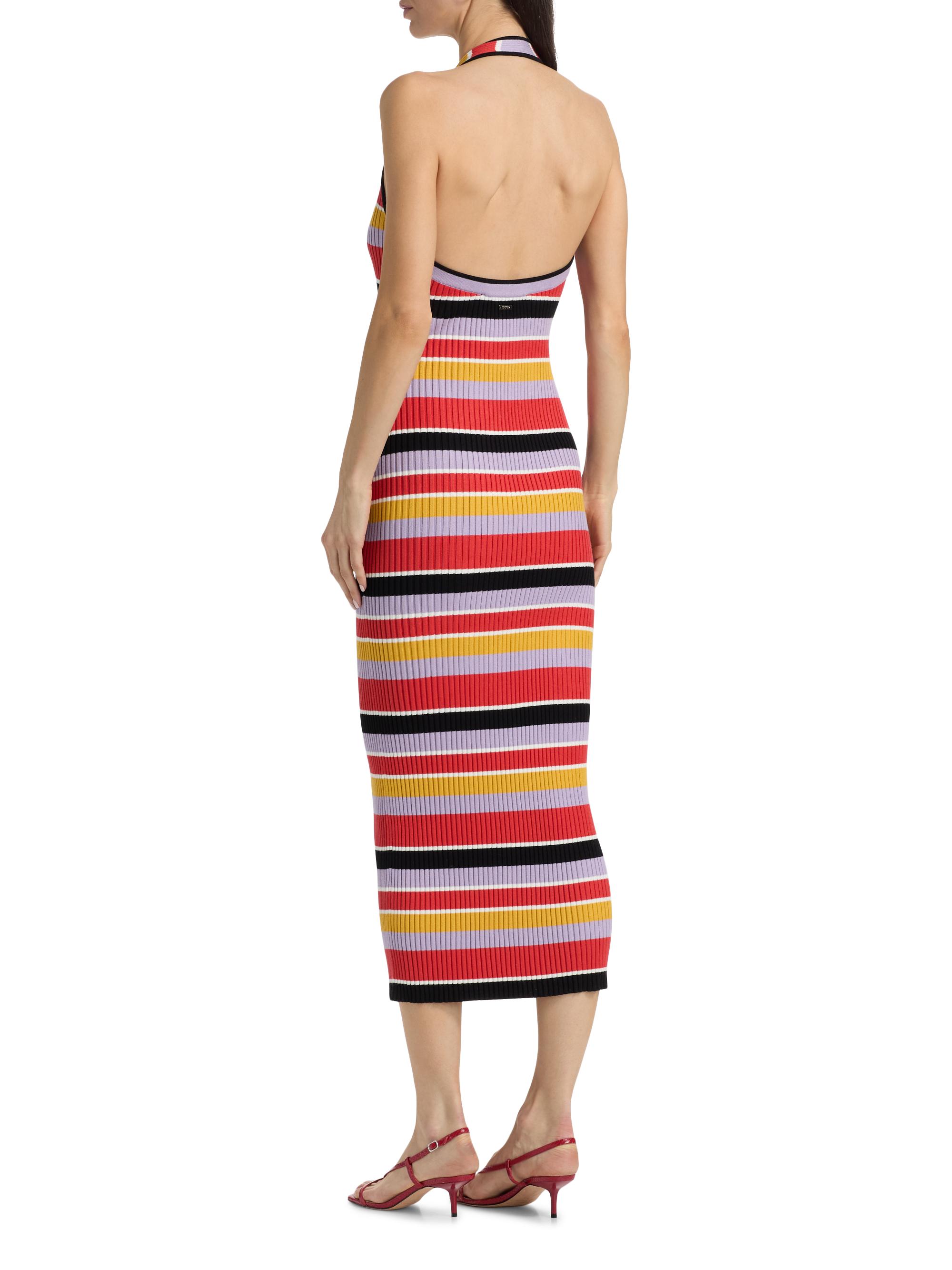 Toccin Mikey Striped Rib-Knit Midi-Dress | Saks Fifth Avenue