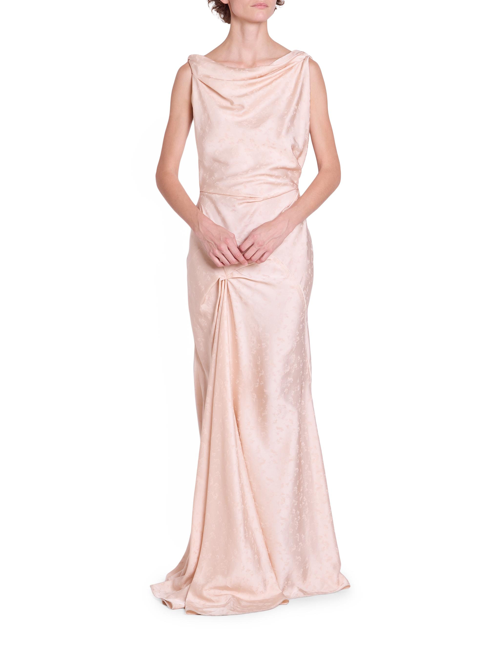 formal dresses orlando florida HALTER DRAPE BIAS GOWN main image 1