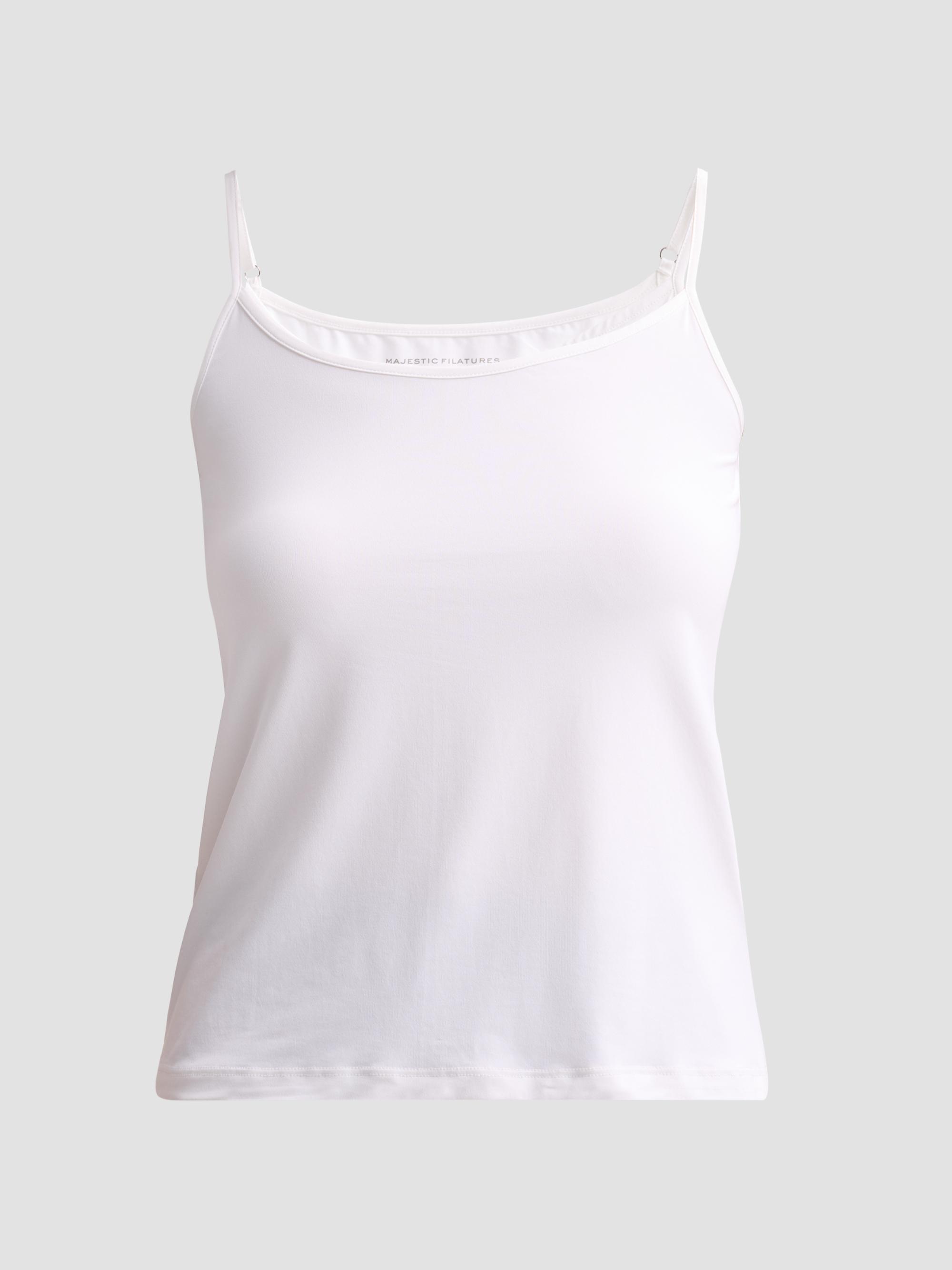 Majestic Filatures Women's Stretch Jersey Cami - Blanc | Thumbnail 6