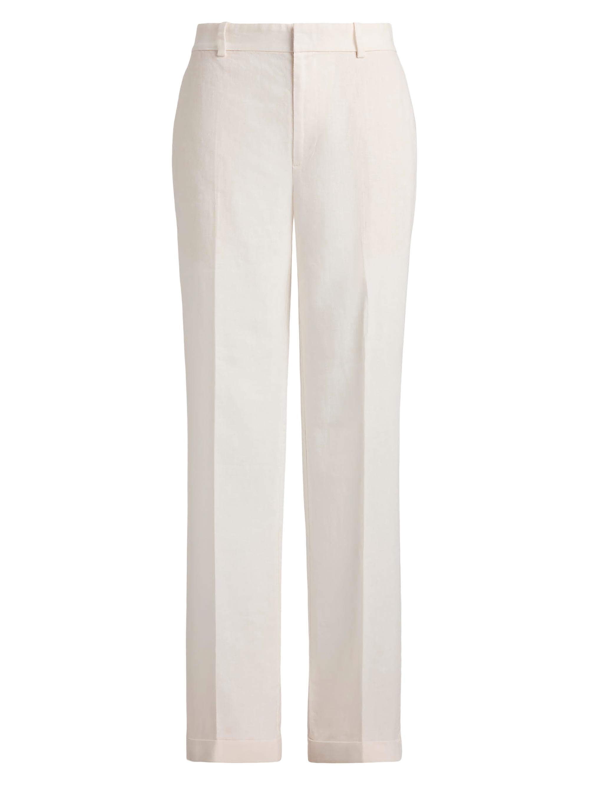 Polo Ralph Lauren Women's Linen High-Rise Straight-Leg Pants - Nevis
