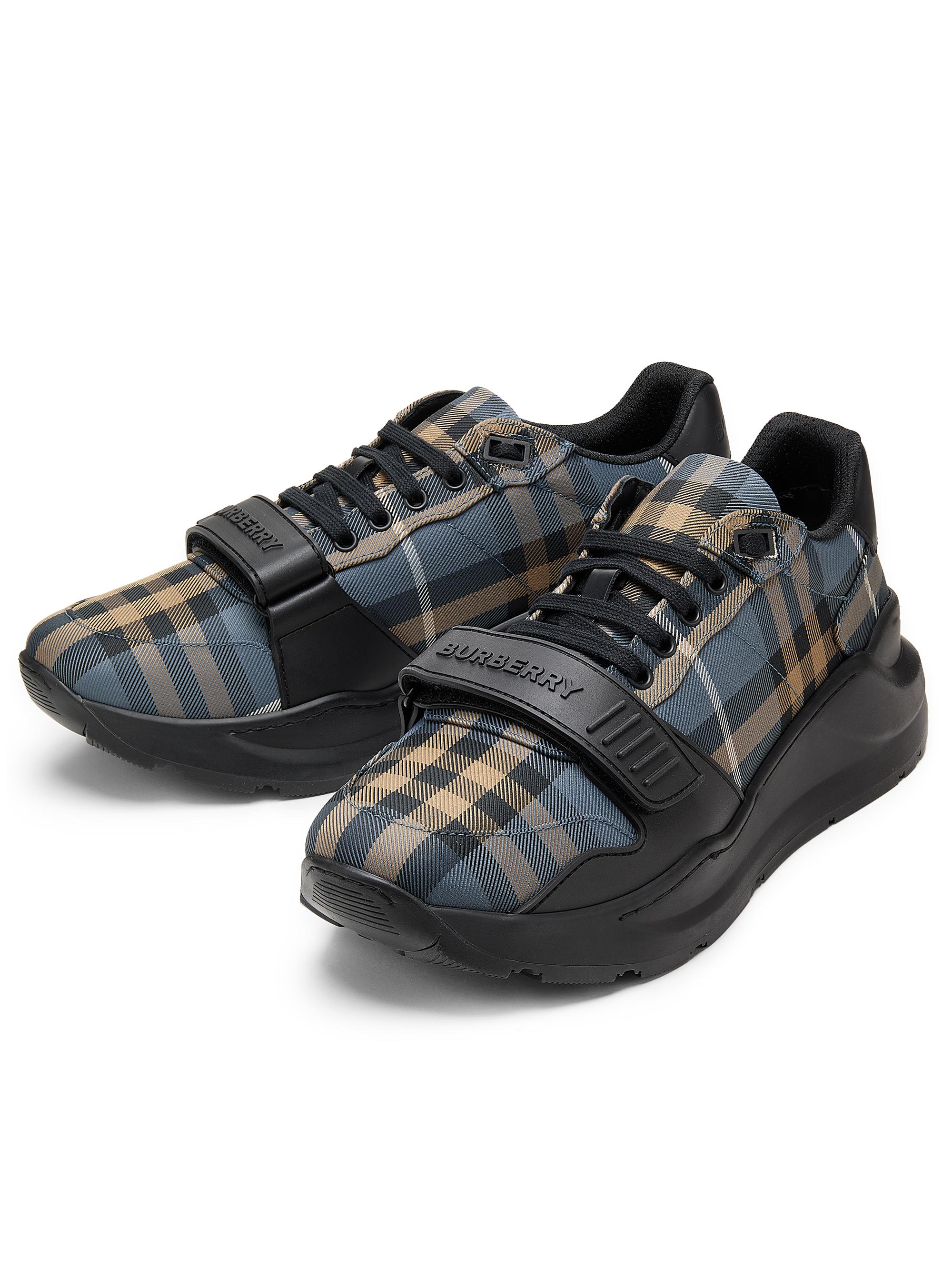Burberry New Regis Check Low-Top Sneakers | Saks Fifth Avenue