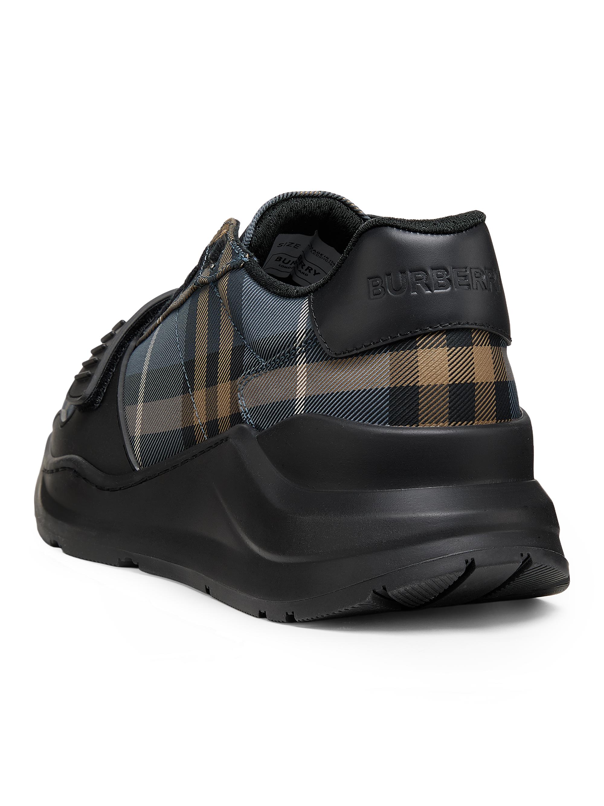 Burberry New Regis Check Low-Top Sneakers | Saks Fifth Avenue