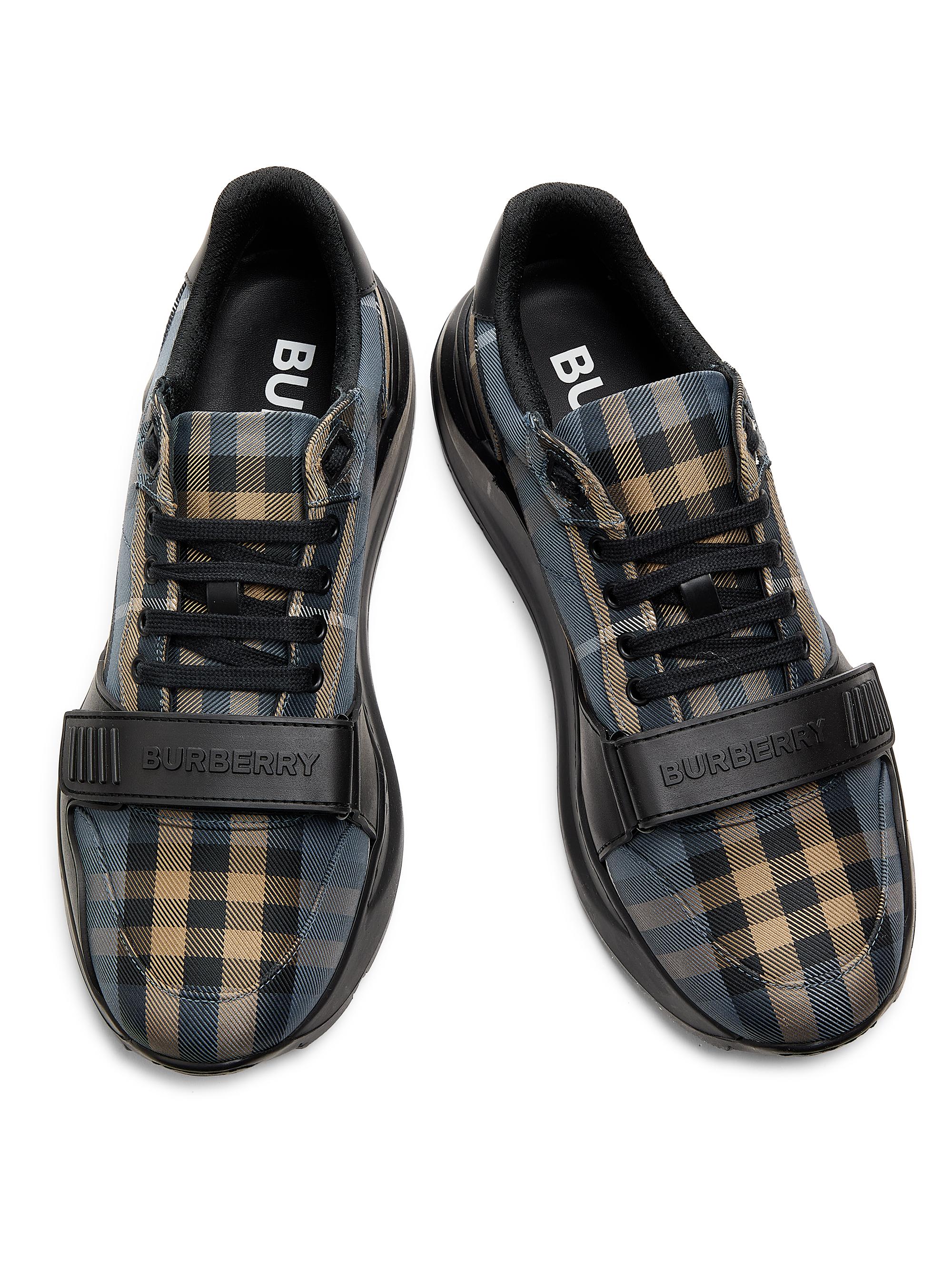 Burberry New Regis Check Low-Top Sneakers | Saks Fifth Avenue