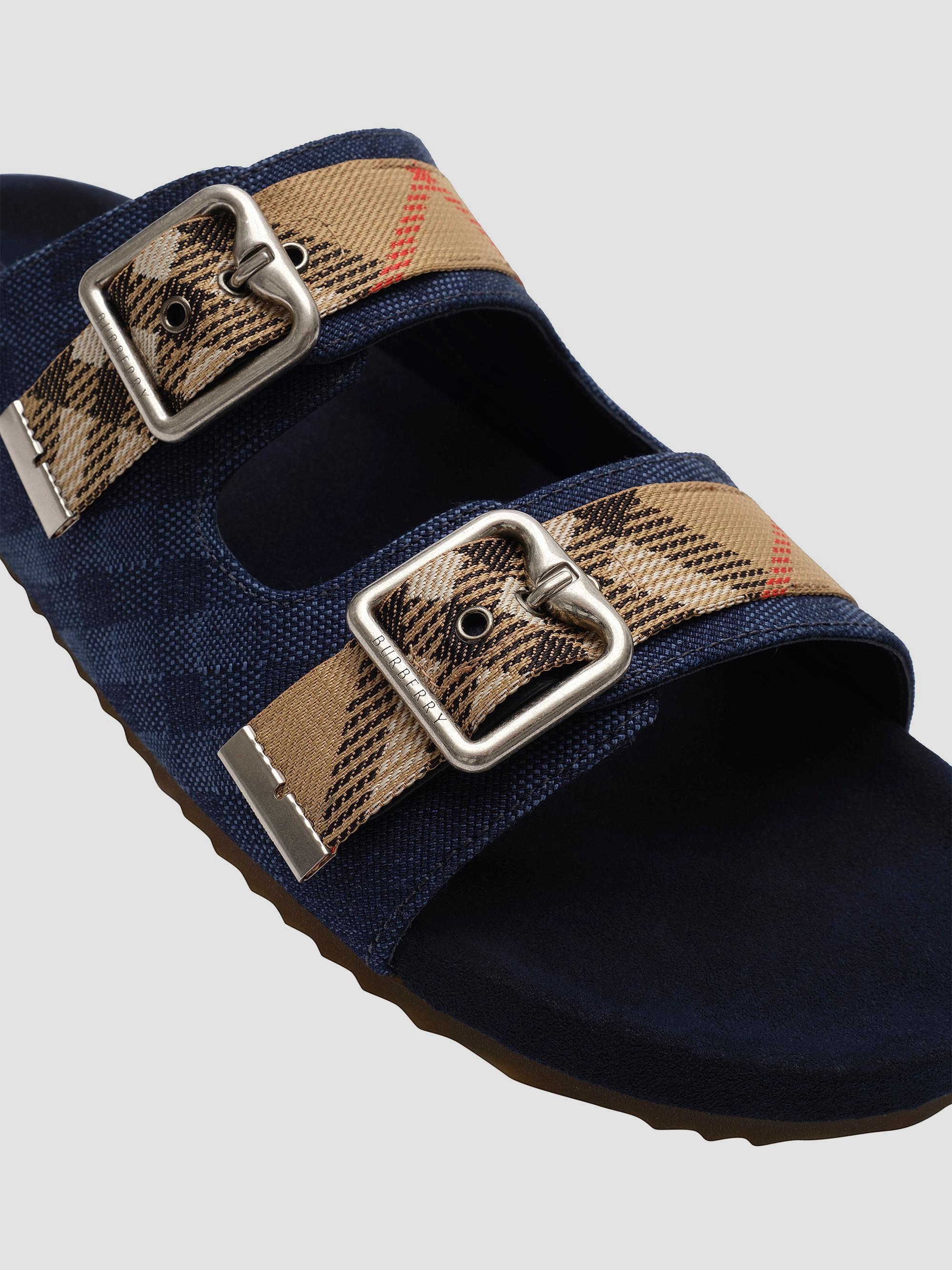 Burberry MF Urchin Check Sandals | Saks Fifth Avenue