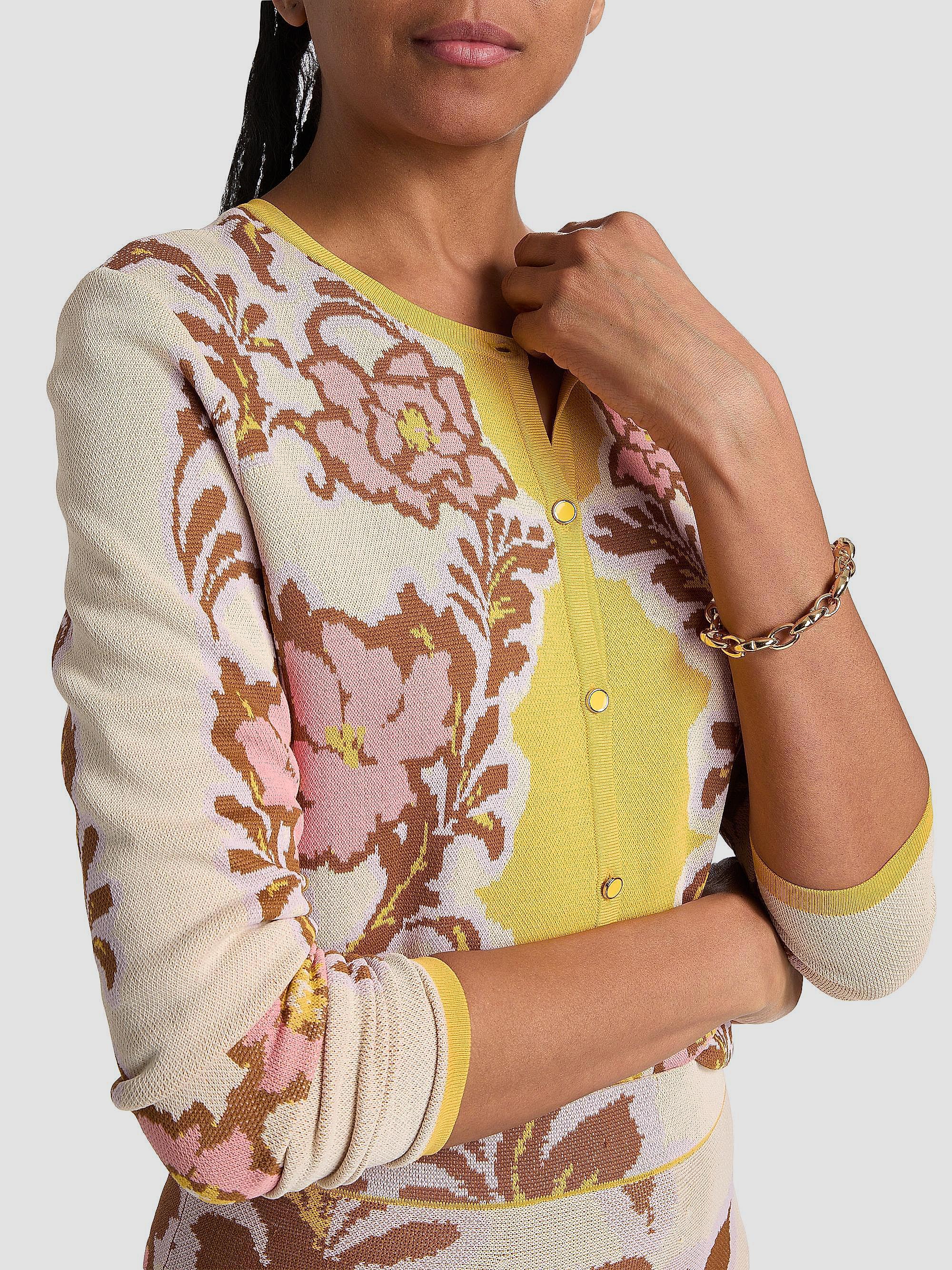 MISA Los Angeles Kenna Floral Knit Cardigan | Saks Fifth Avenue