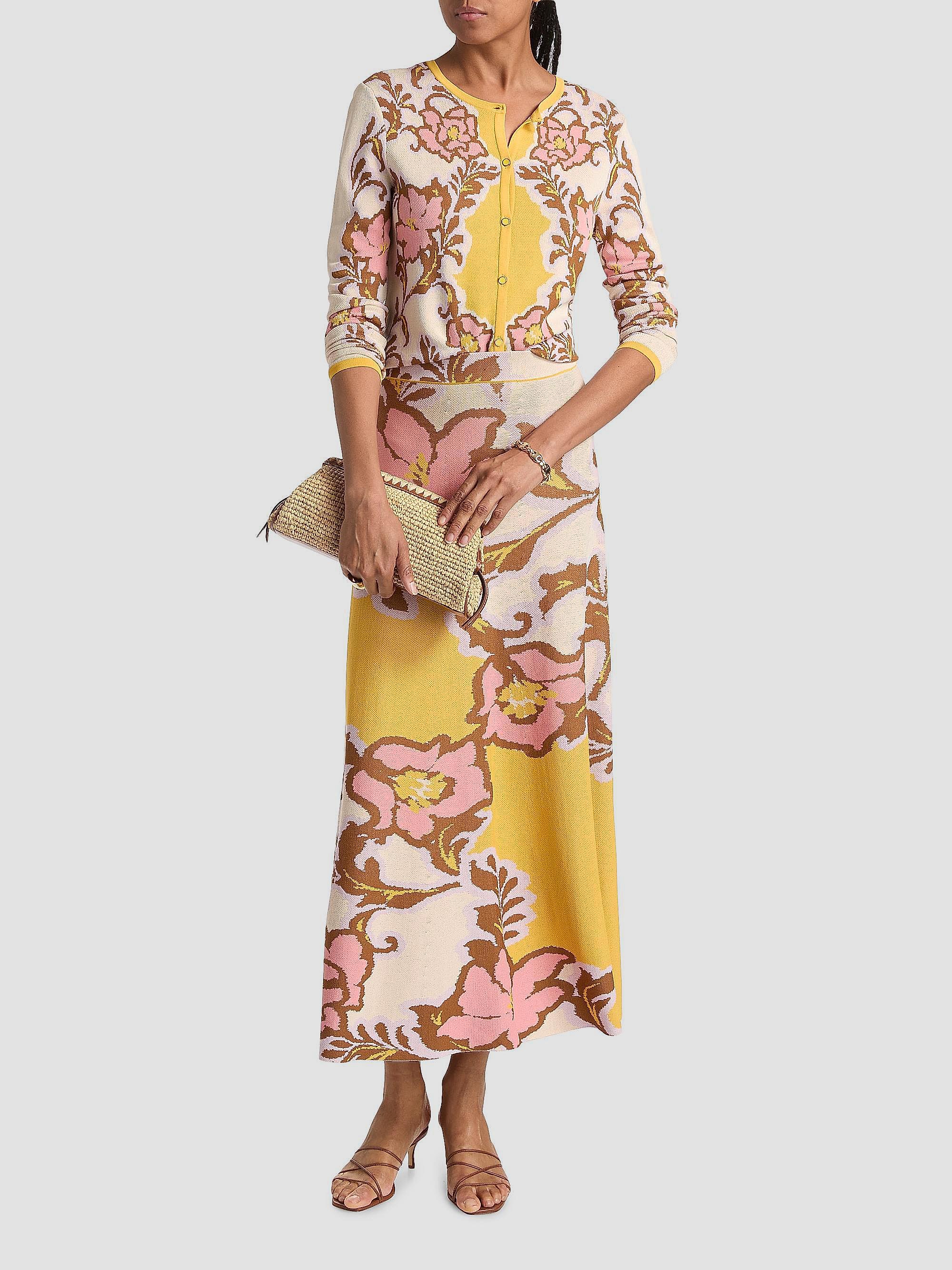 MISA Los Angeles Kenna Floral Knit Cardigan | Saks Fifth Avenue