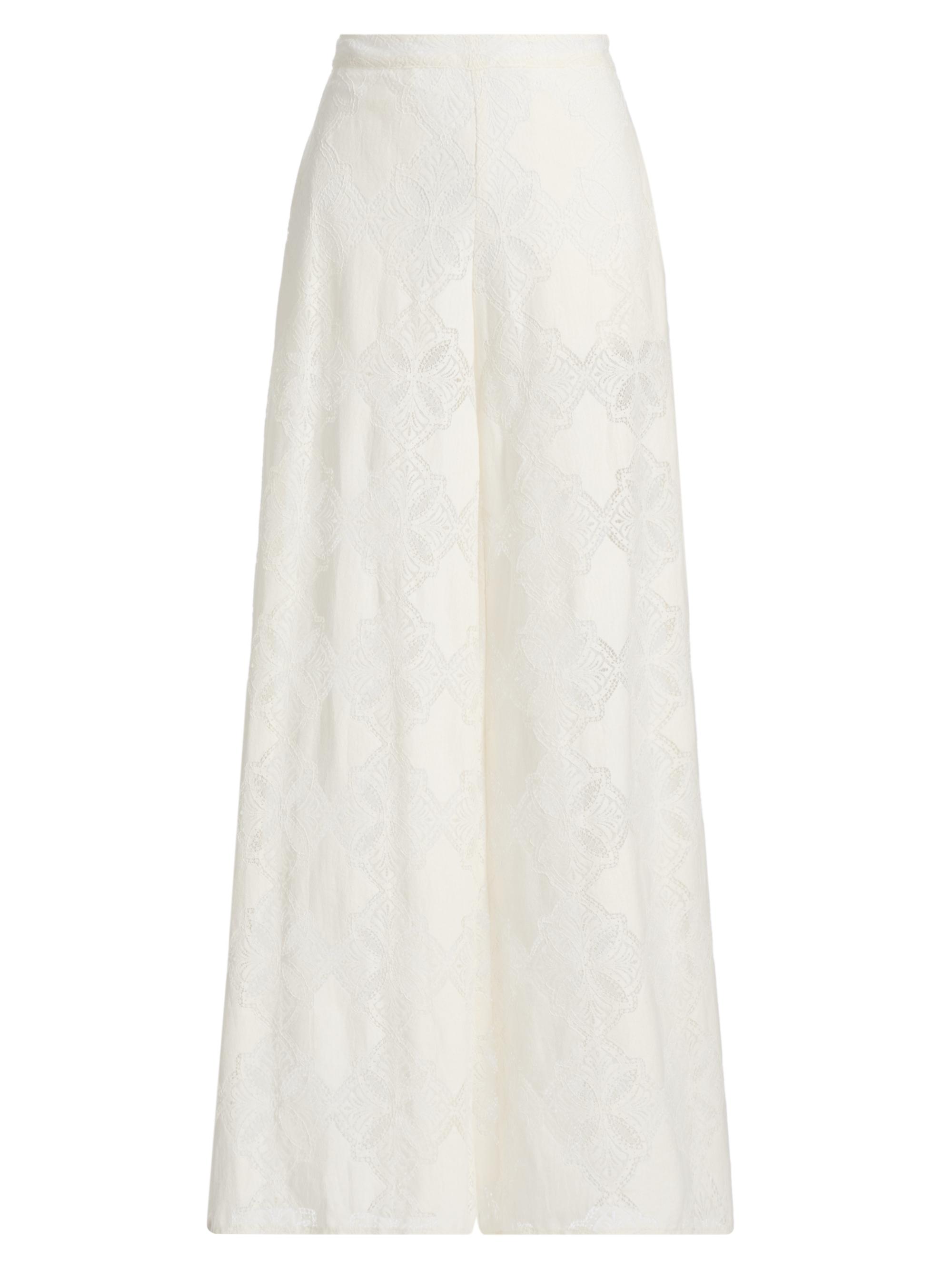 Misa Los Angeles Women's Ravi Jacquard Lace Wide-Leg Pants - Floral Medallion