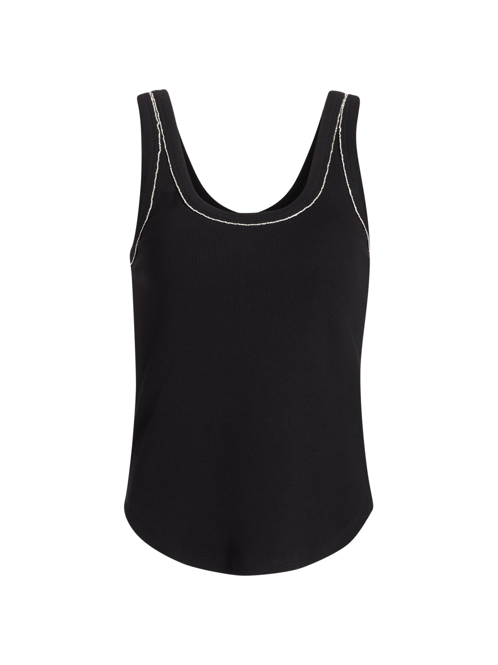 Cinq à Sept Women's Quenta Rhinestone-Embellished Tank - Black