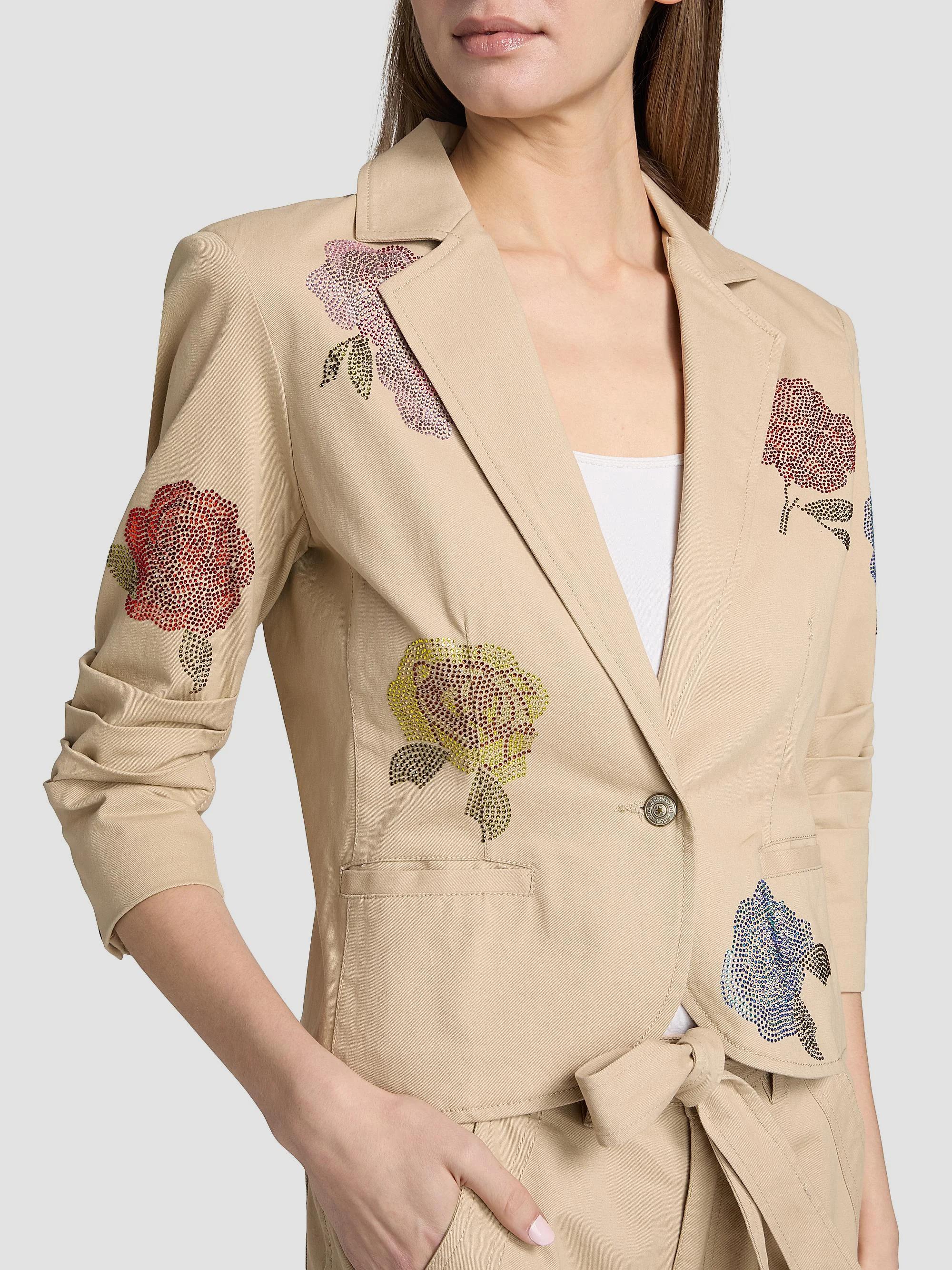 Cinq à Sept Khloe Le Petit Crystal Rose Blazer | Saks Fifth Avenue