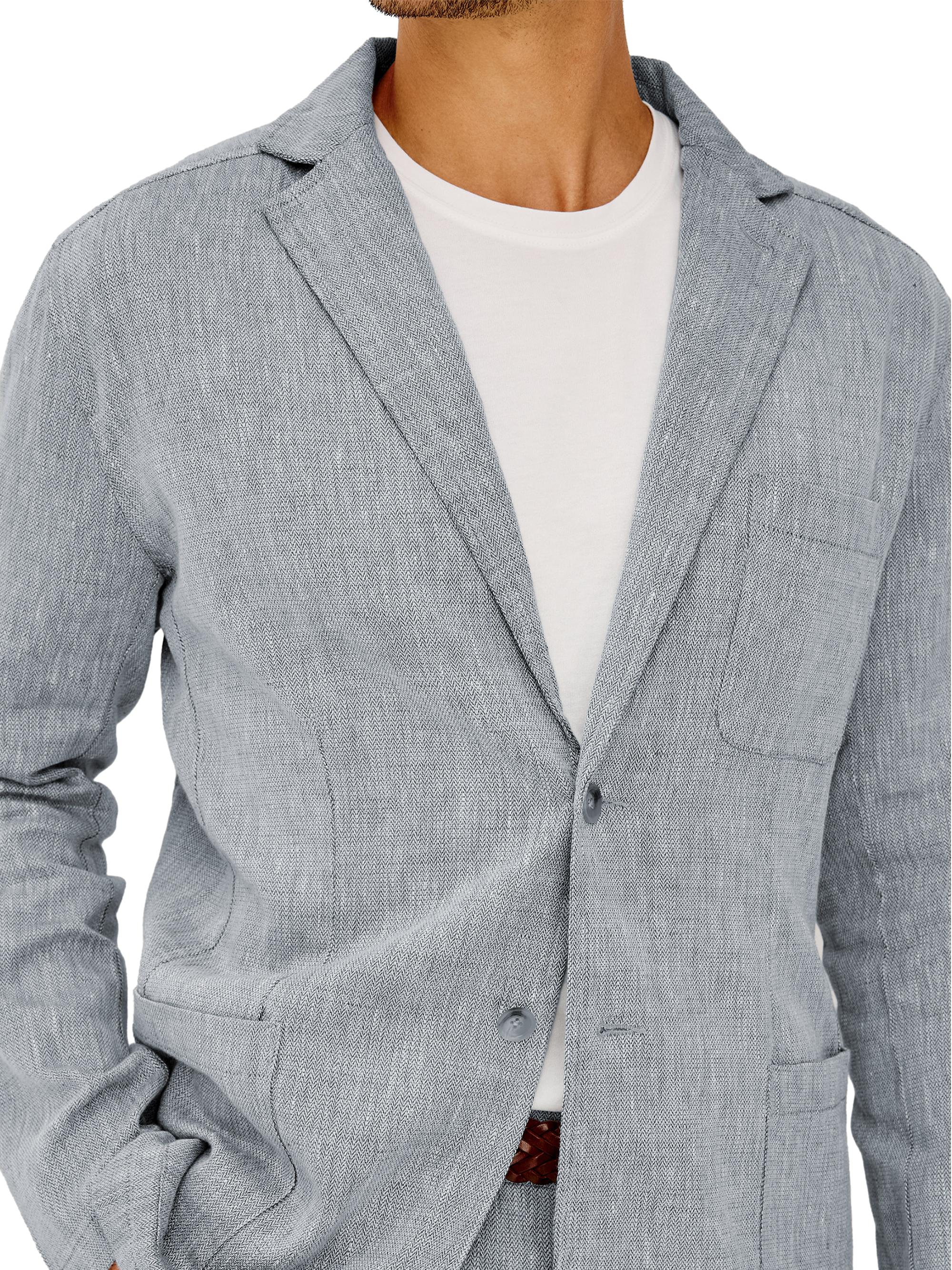 Rails Men's Harris Cotton-Linen Blazer - Bicoastal Blue | Thumbnail 6