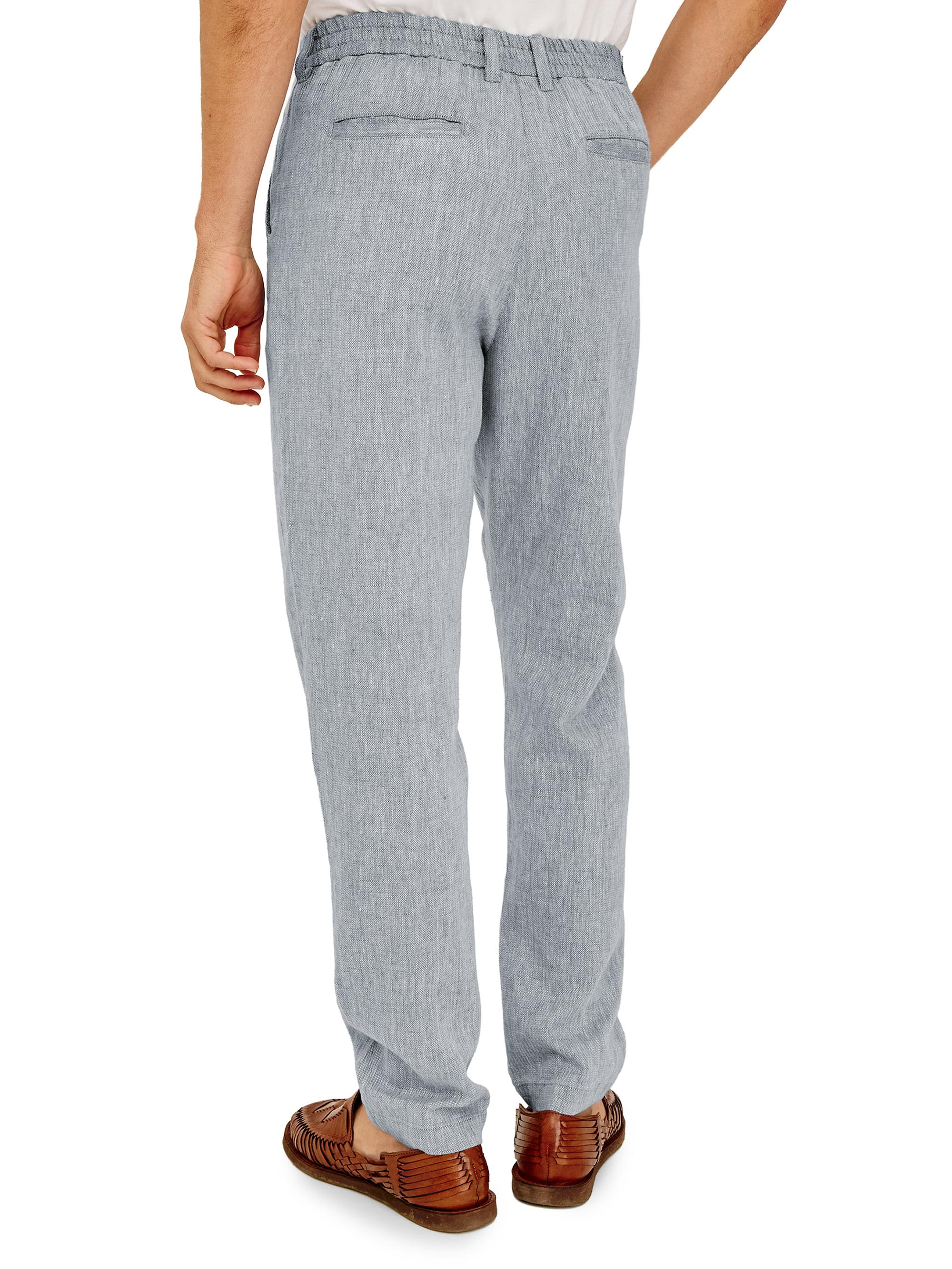 Rails Men's Irving Cotton-Linen Pants - Bicoastal Blue | Thumbnail 5