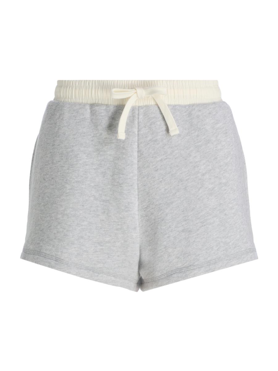 Rag & Bone Women's Cotton-blend Terry Sweatshorts In Gray