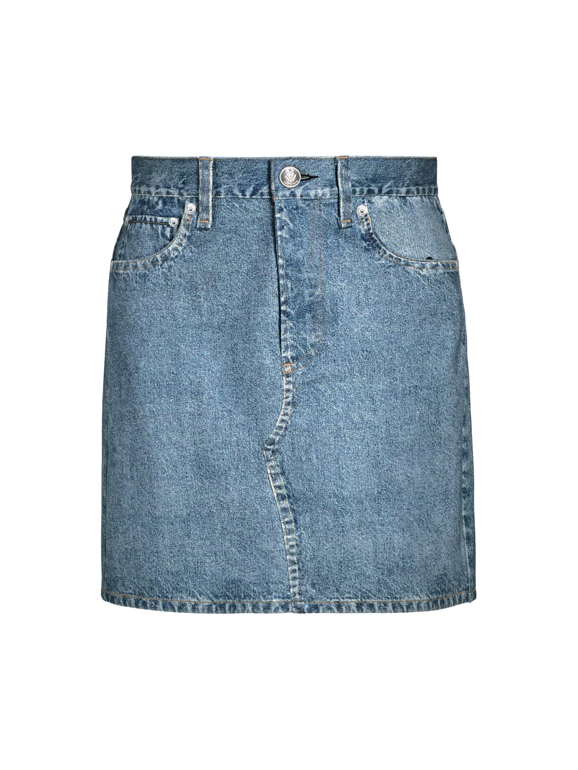 FRAME The Sway Denim Miniskirt | Saks Fifth Avenue