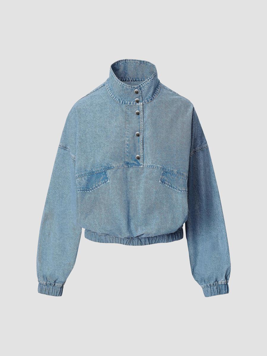 rag & bone rb Miramar Flyweight Denim Sweater | Saks Fifth Avenue