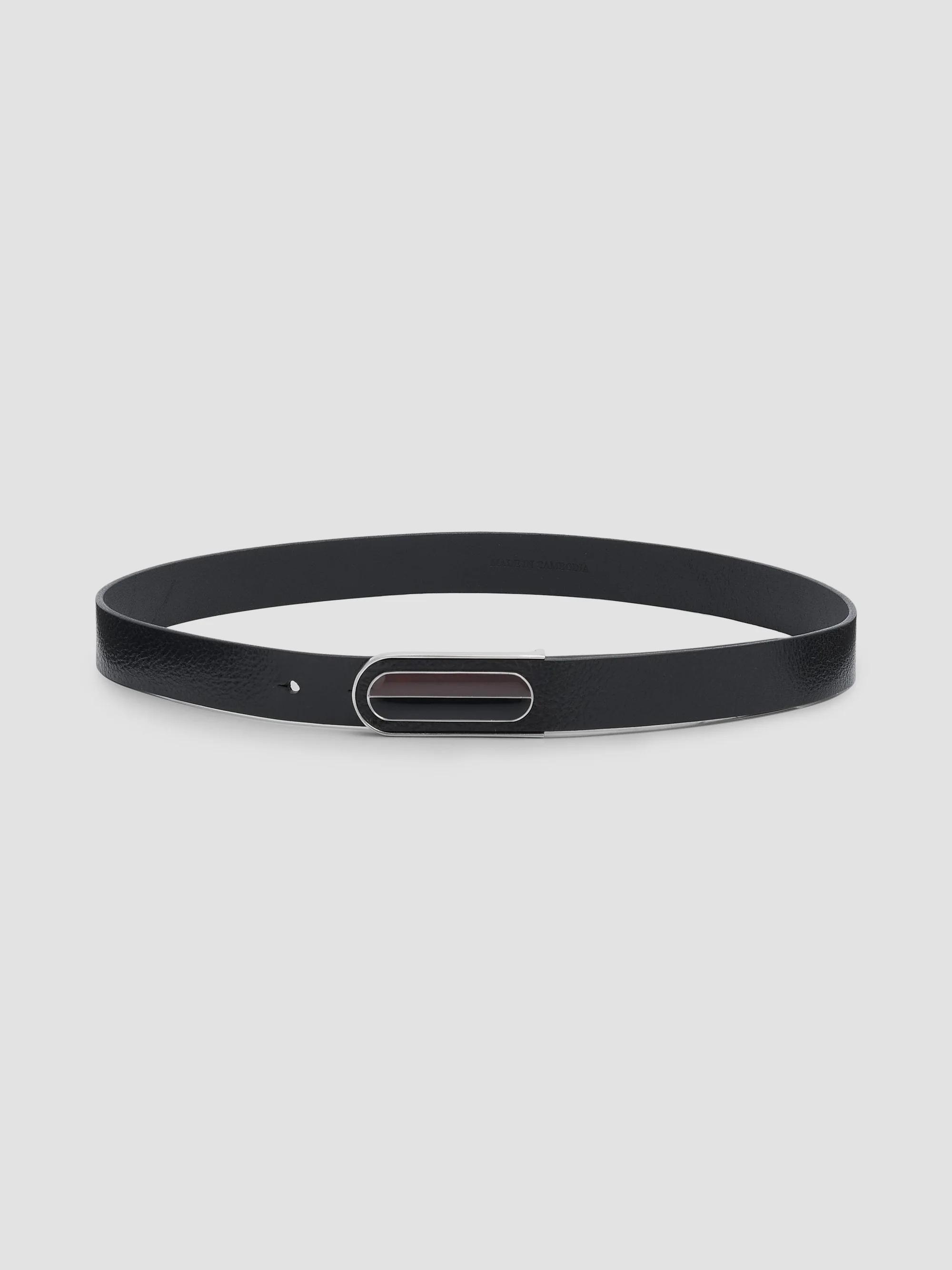Bottega Veneta Triangle-Buckle Leather Belt | Saks Fifth Avenue