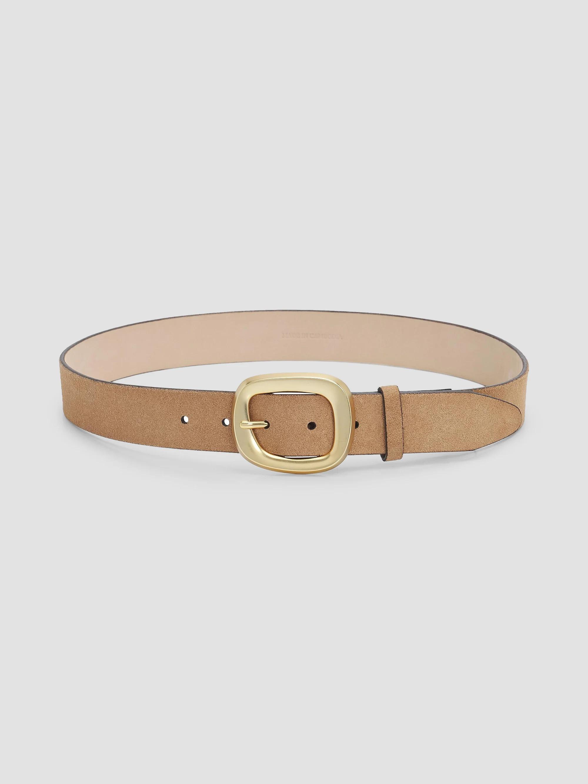 NWT $160 Rag & Bone Suede Boyfriend Belt, Nude, L rag & bone Suede Boyfriend Belt | Saks Fifth Avenue main image 3