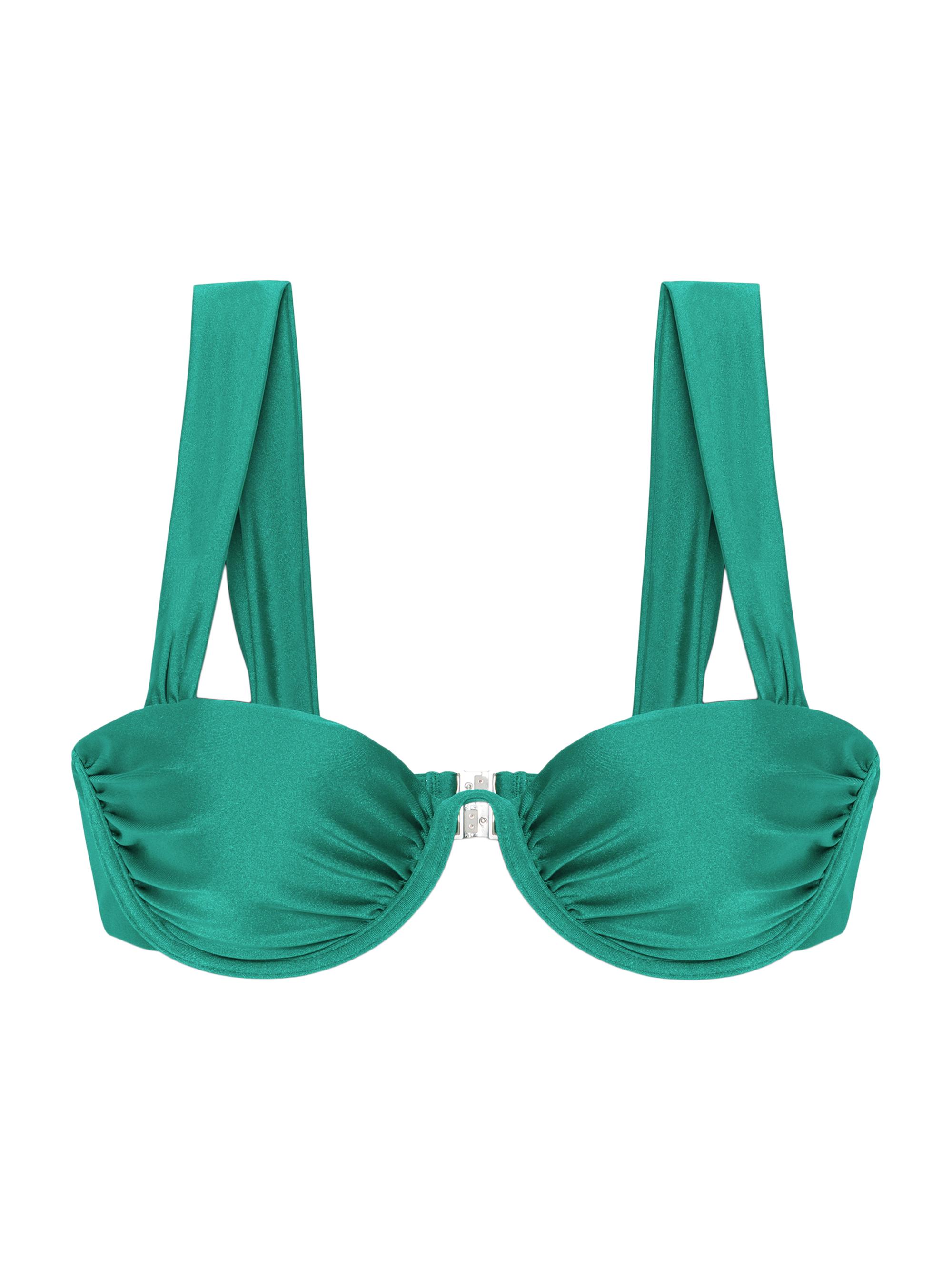 SIMKHAI Women's Anniston Bikini Top - Kelly Green
