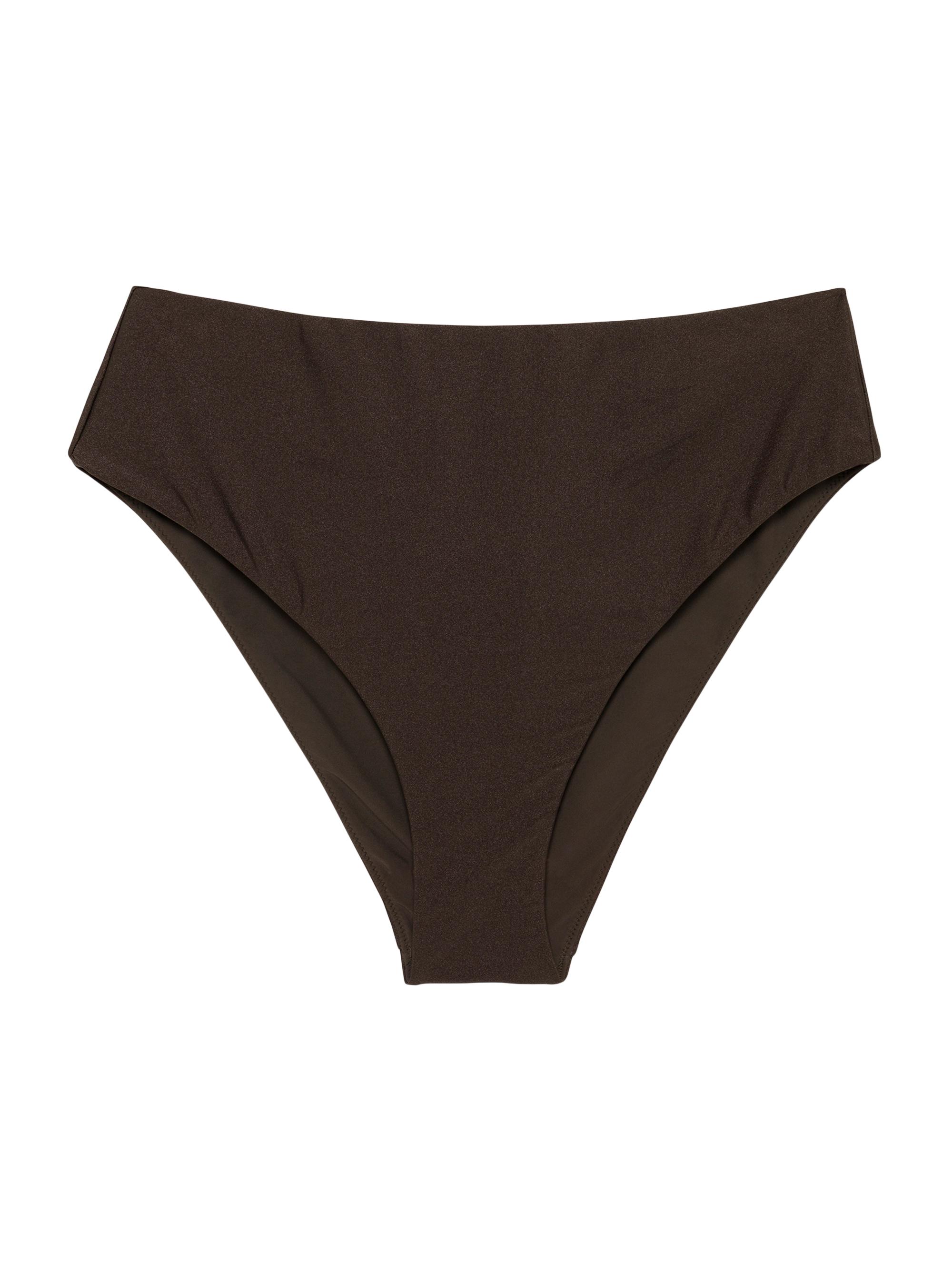 SIMKHAI Women's Gracie Shell Bikini Bottom - Chocolate