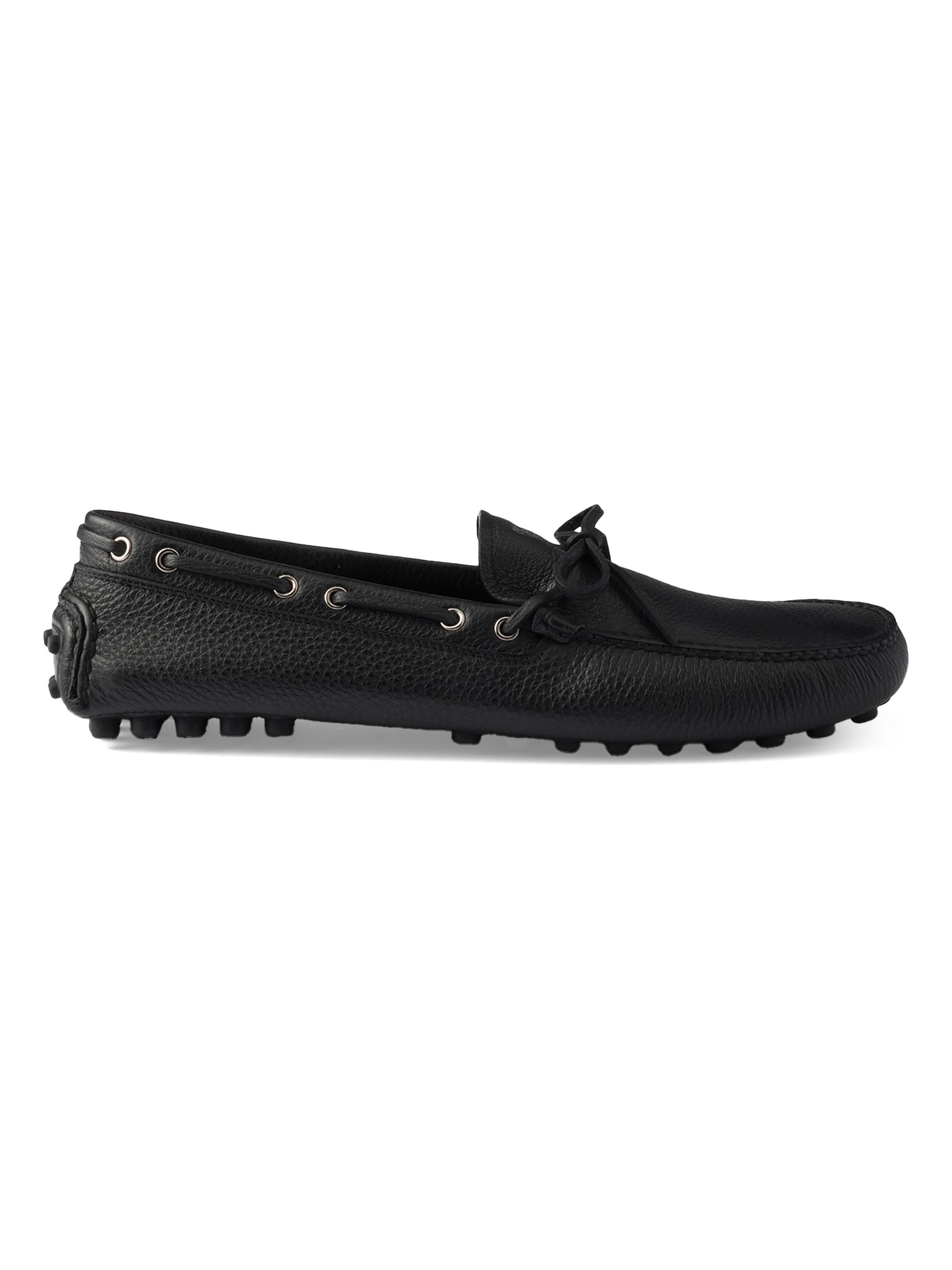 Prada Shuffle Antiqued Leather Mules | Saks Fifth Avenue