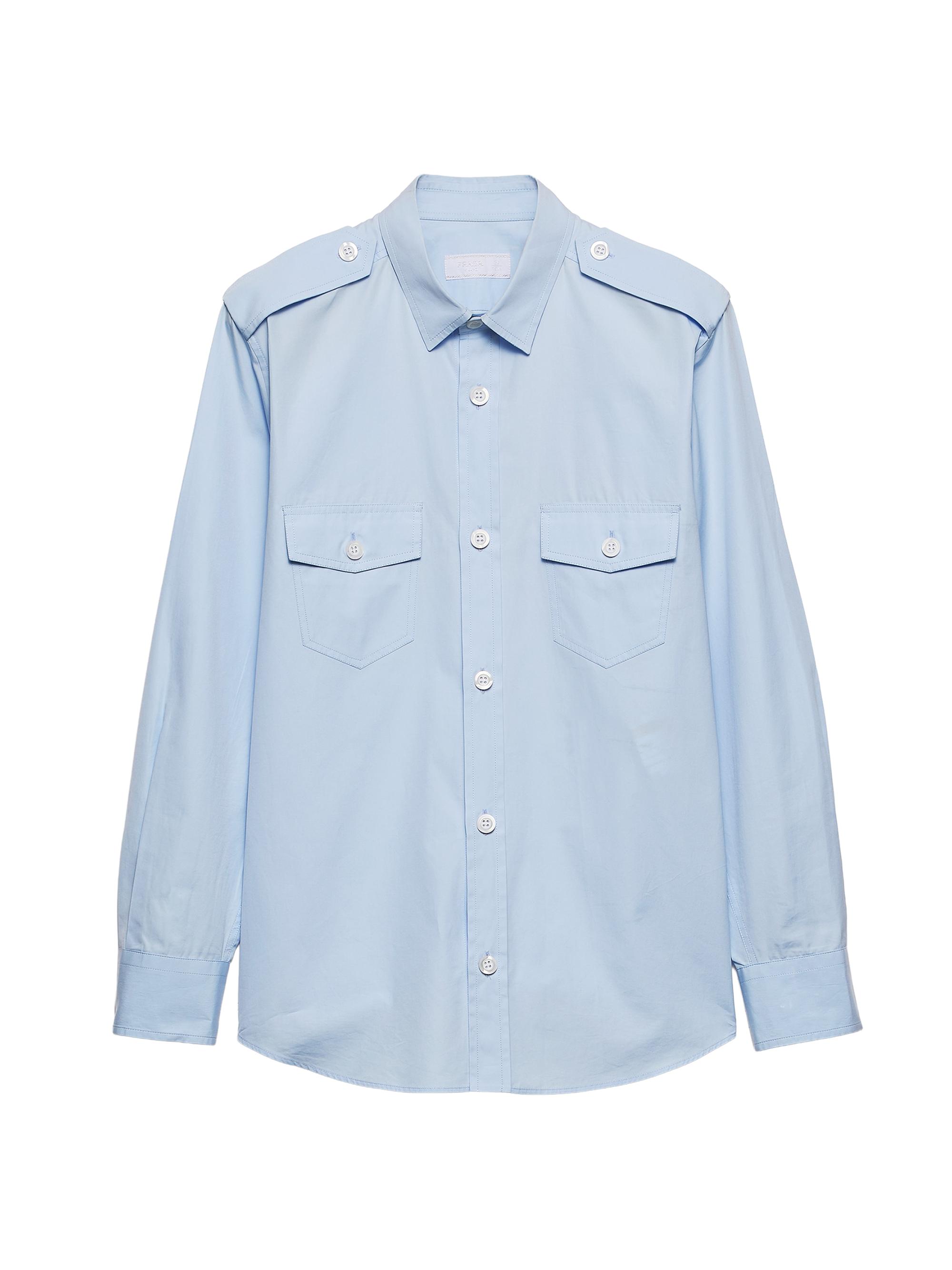 Prada Men's Cotton Shirt - Blue