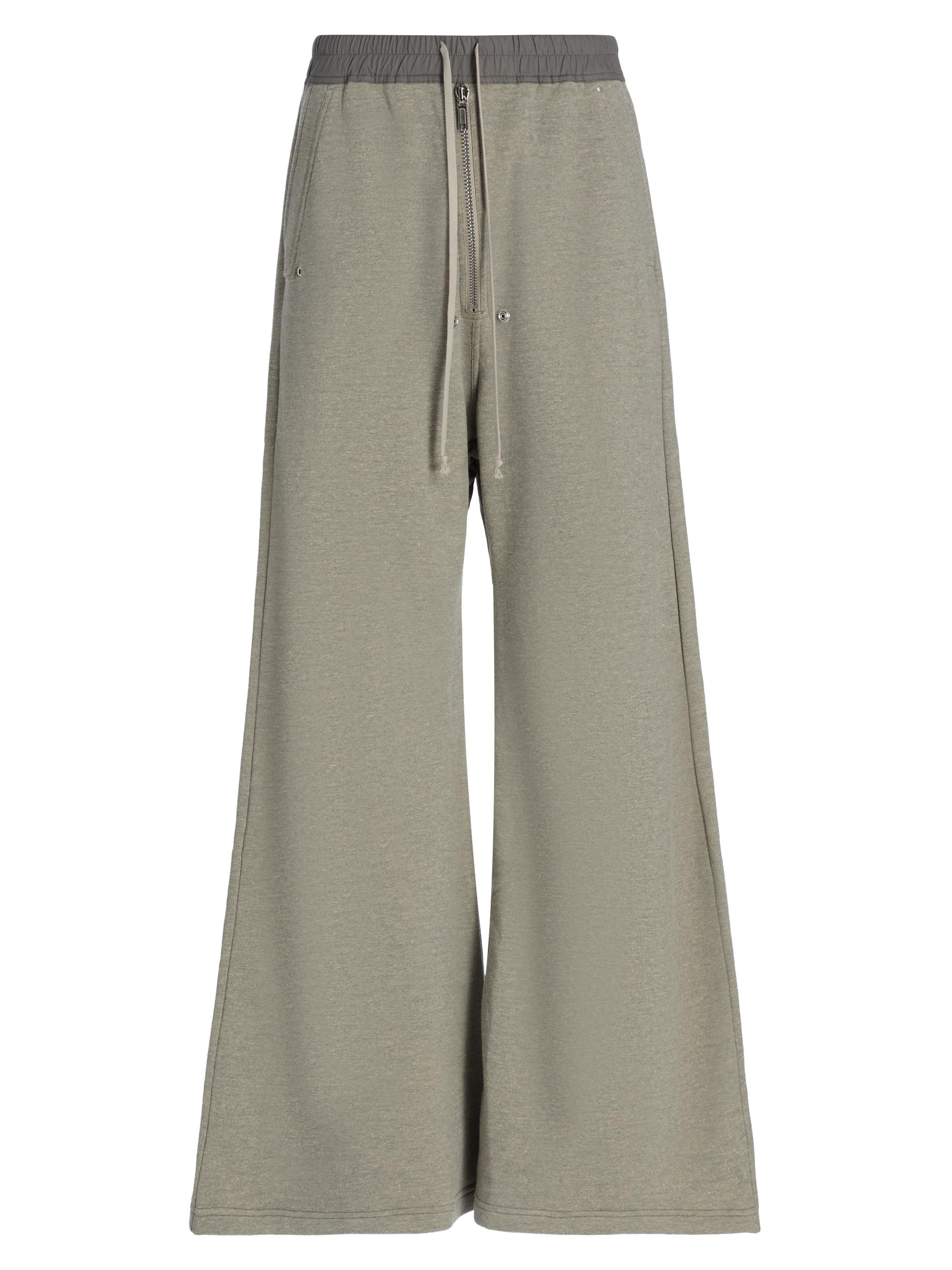 DRKSHDW by Rick Owens Men's Melange Terry Wide-Leg Sweatpants - Grey Melange