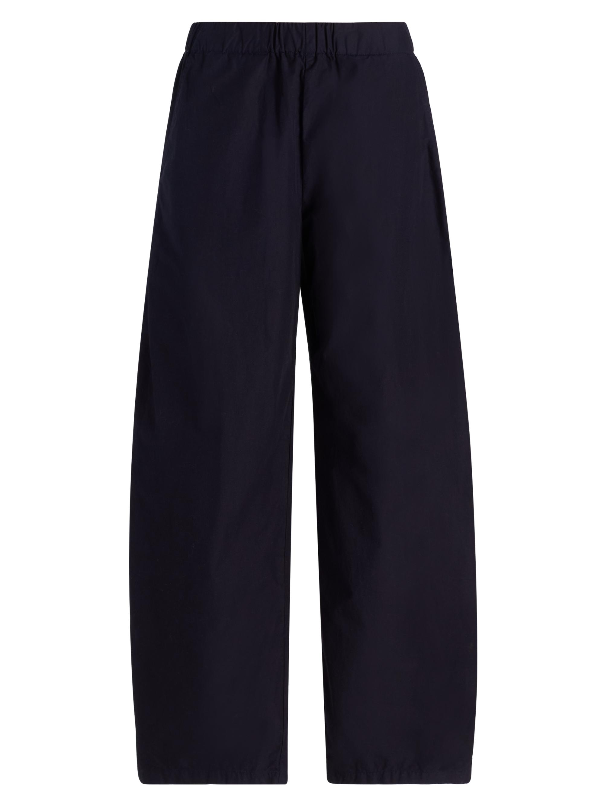 Leset Women's Kyoto Cotton Wide-Leg Pants - Nuit