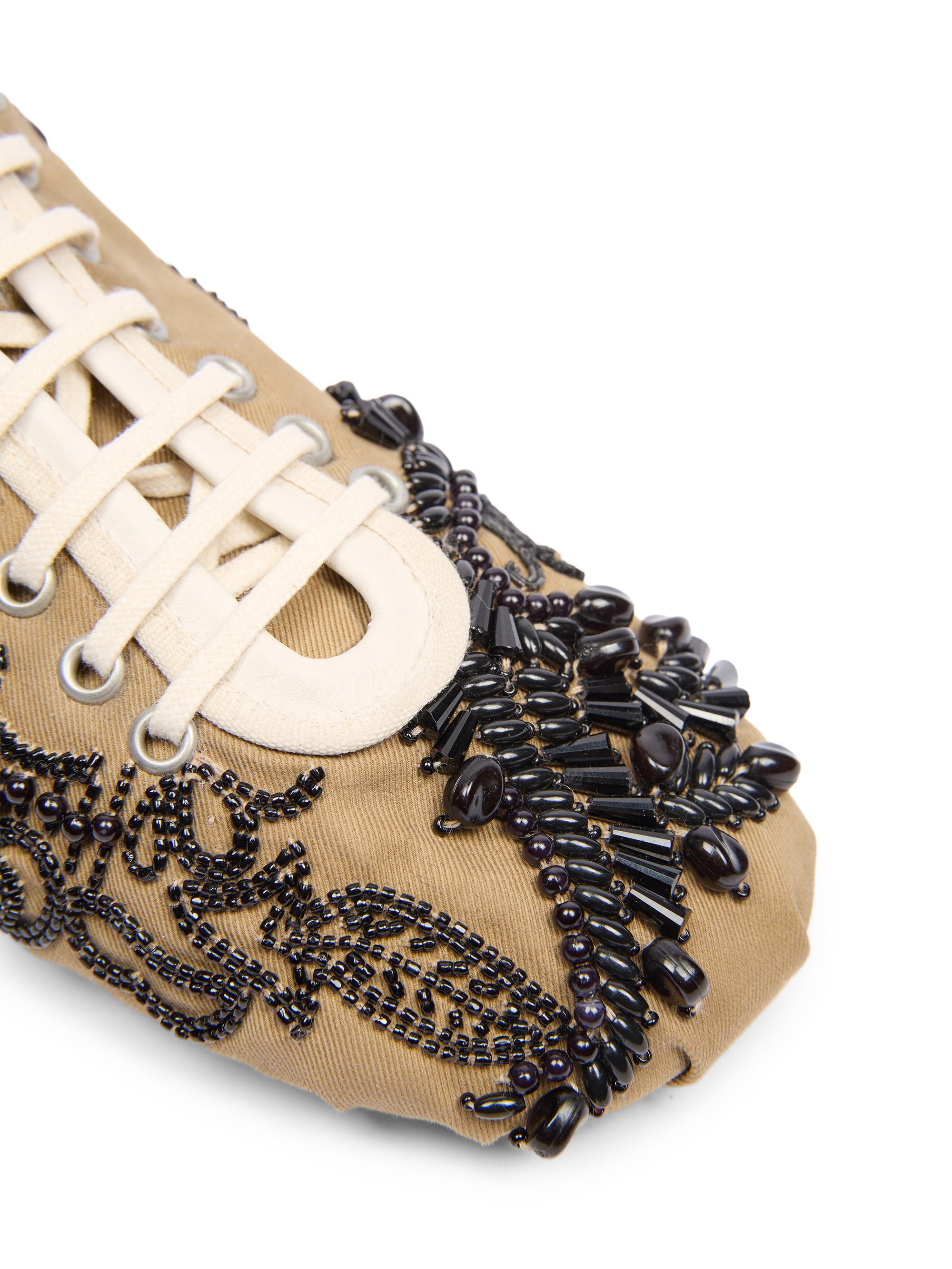 Dries Van Noten Beaded Cotton Canvas Low-Top Sneakers | Saks Fifth