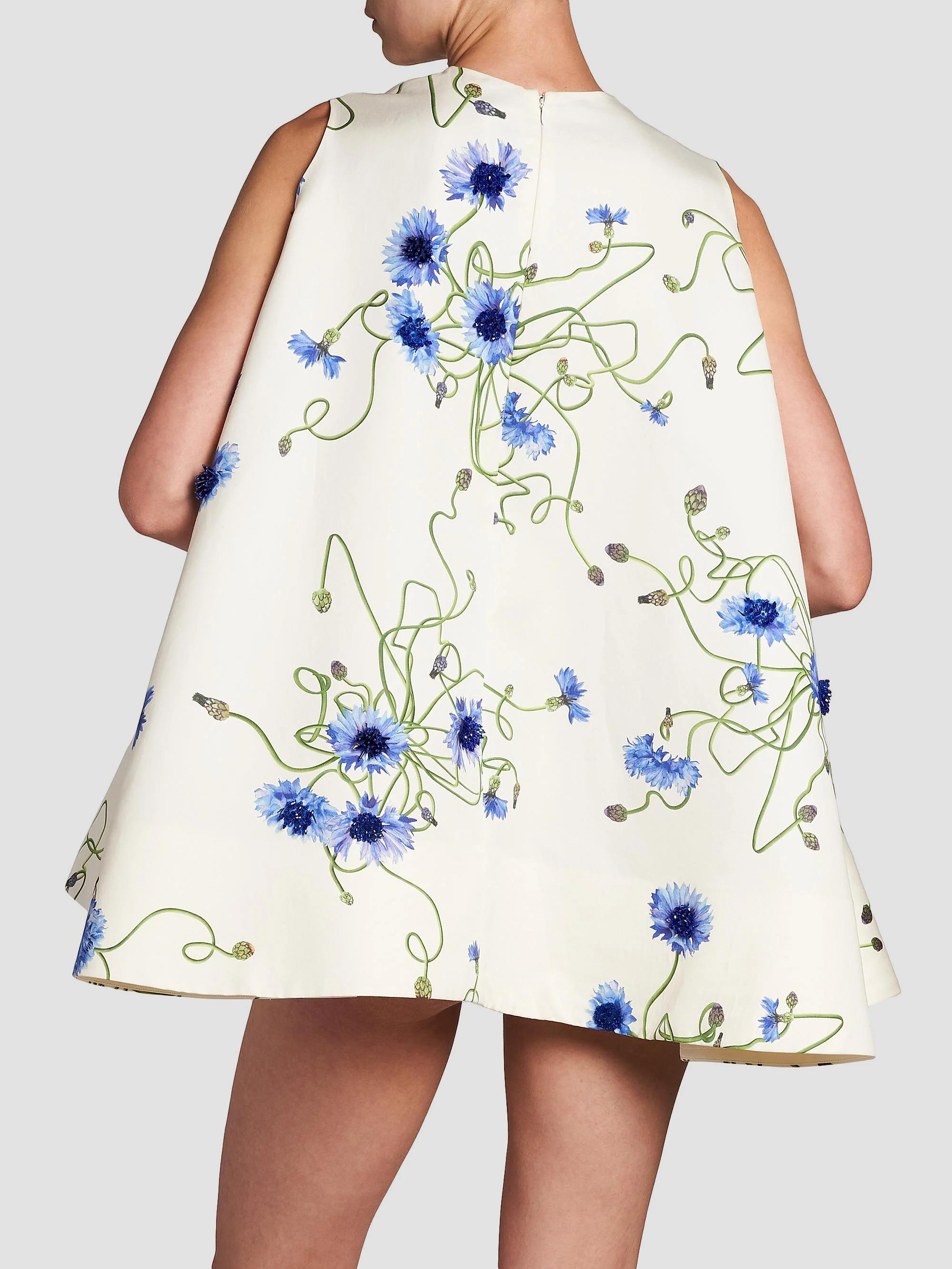Stella McCartney Floral Print Cotton Babydoll Dress | Saks Fifth