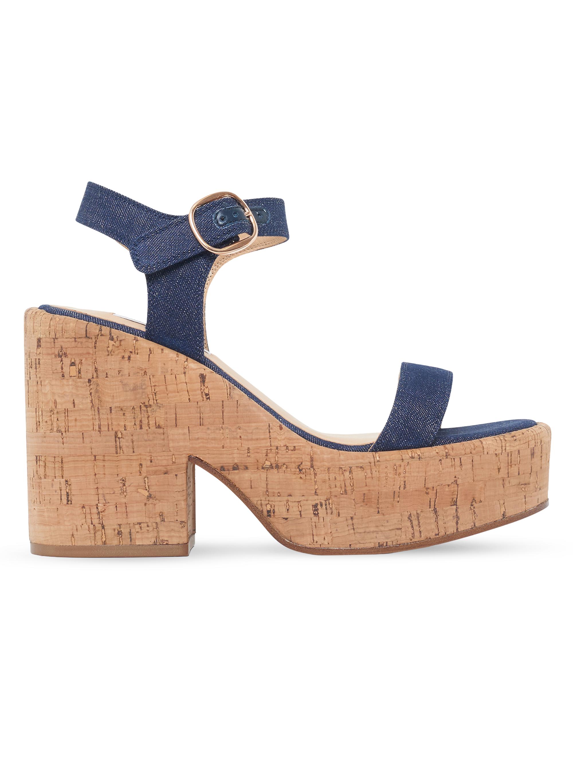 Gabriela Hearst Women's Sardis 110MM Denim Platform Sandals - Denim