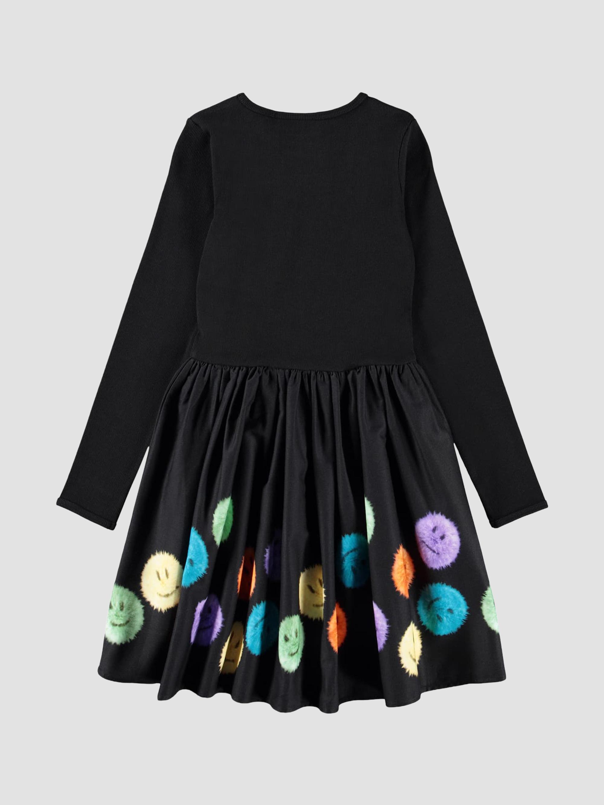 long sleeve colourful dress PatBO Rainbow Lurex Long Sleeve Gown in Multi