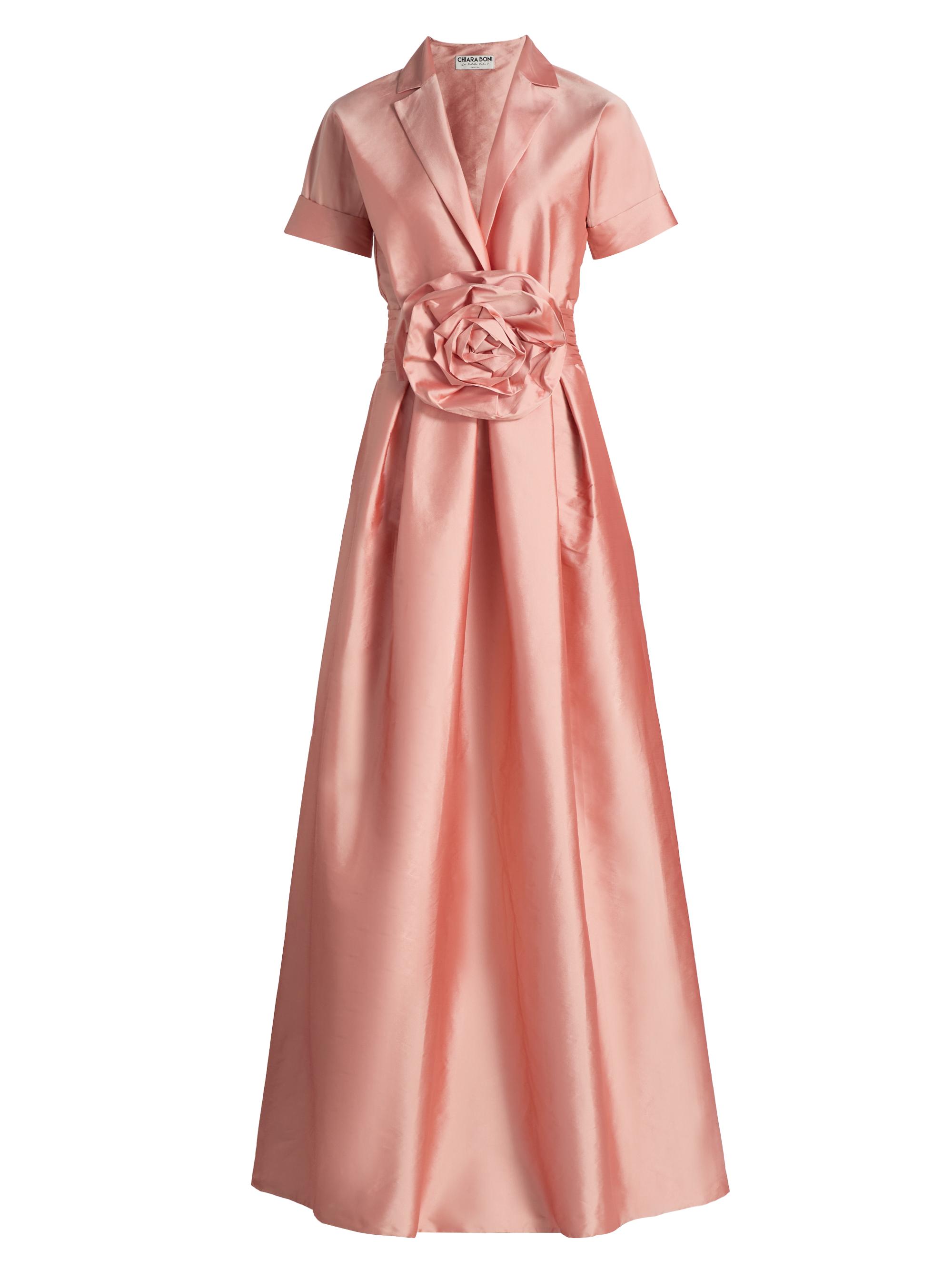 Chiara Boni La Petite Robe Women's Stoya Floral AppliquÃ© A-Line Gown - Peau Dange