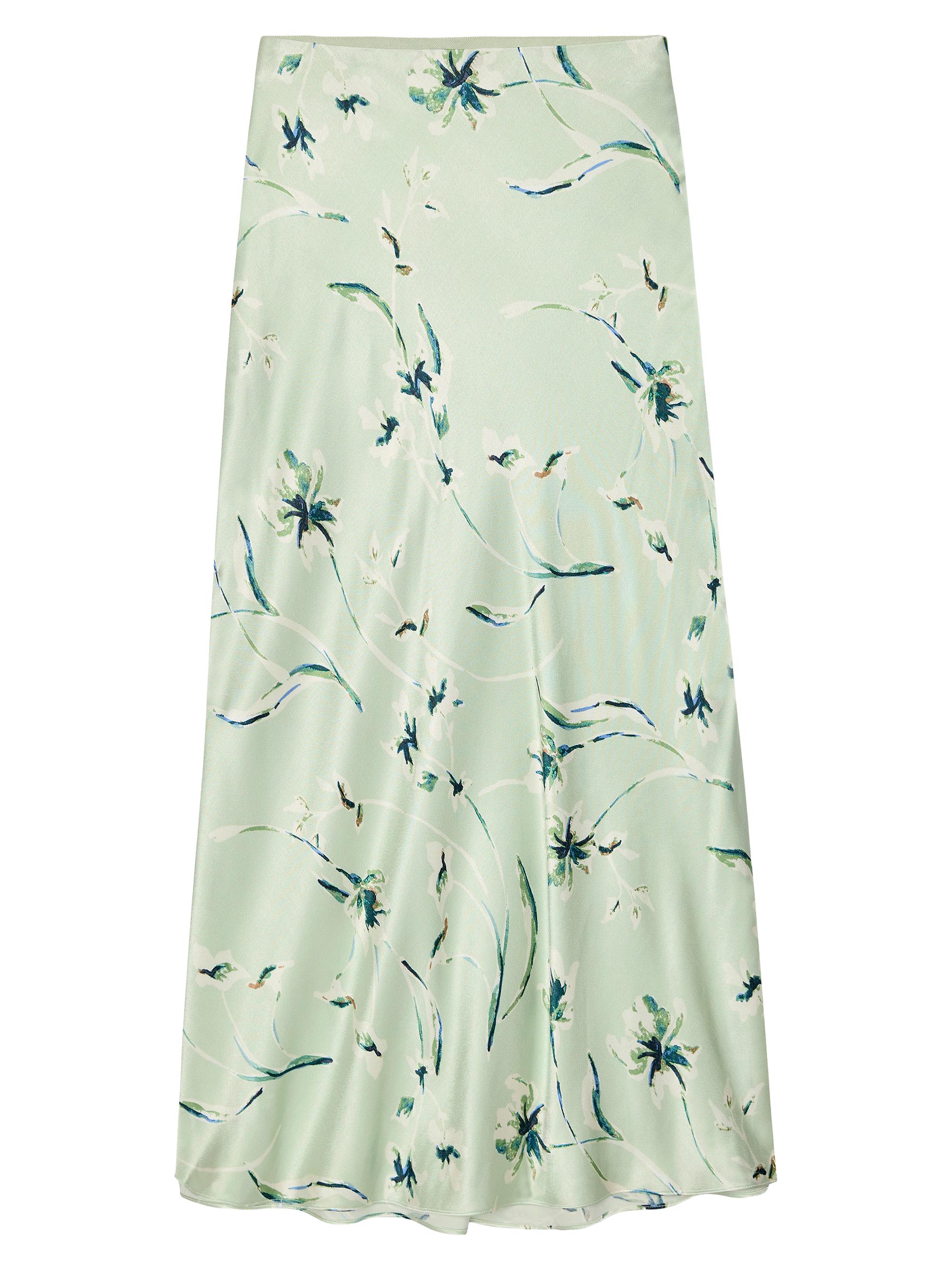 Rails Women's Anya Floral Midi-Skirt - Mint Linnea